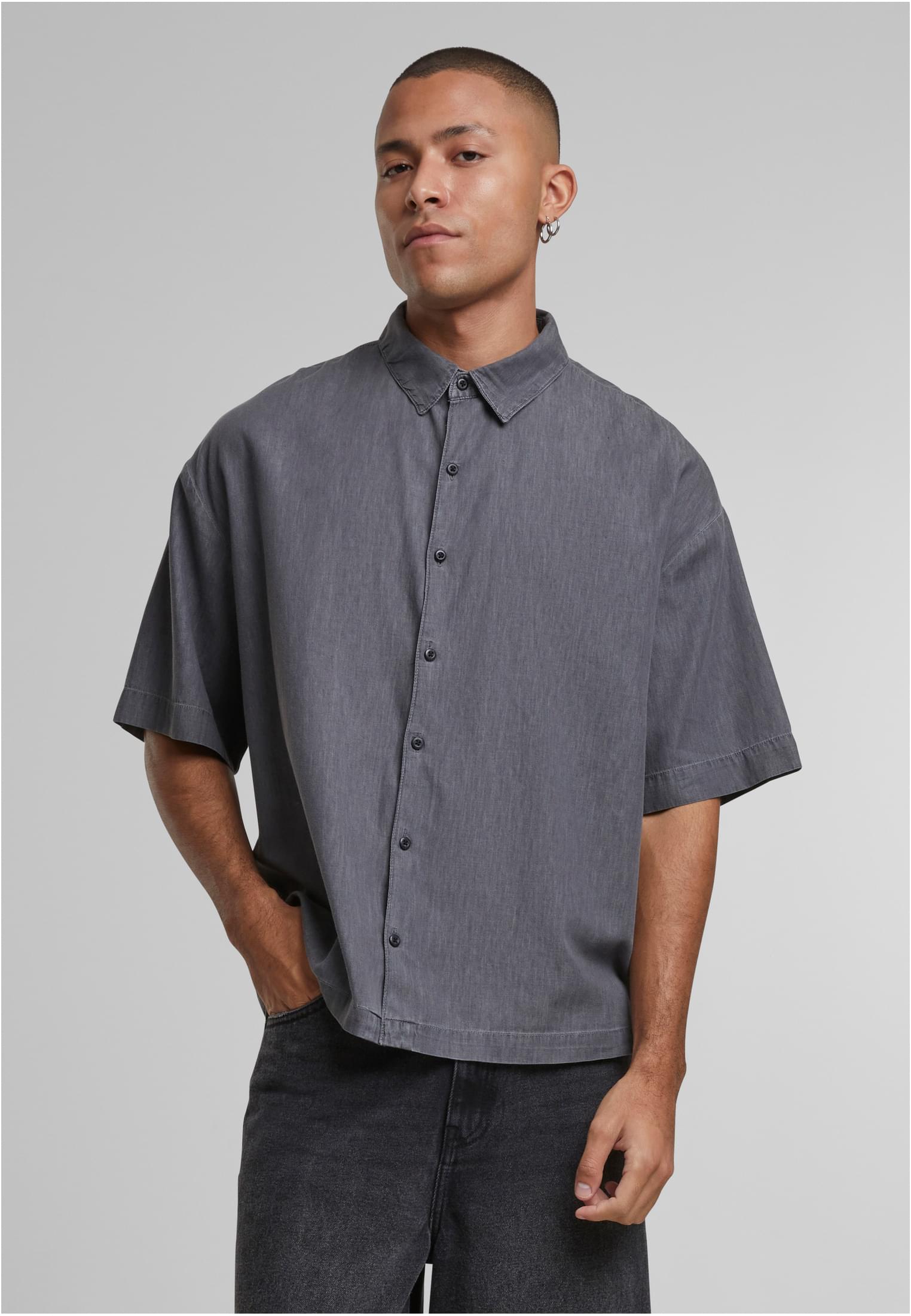 Lightweight Denim Shirt | midgrey