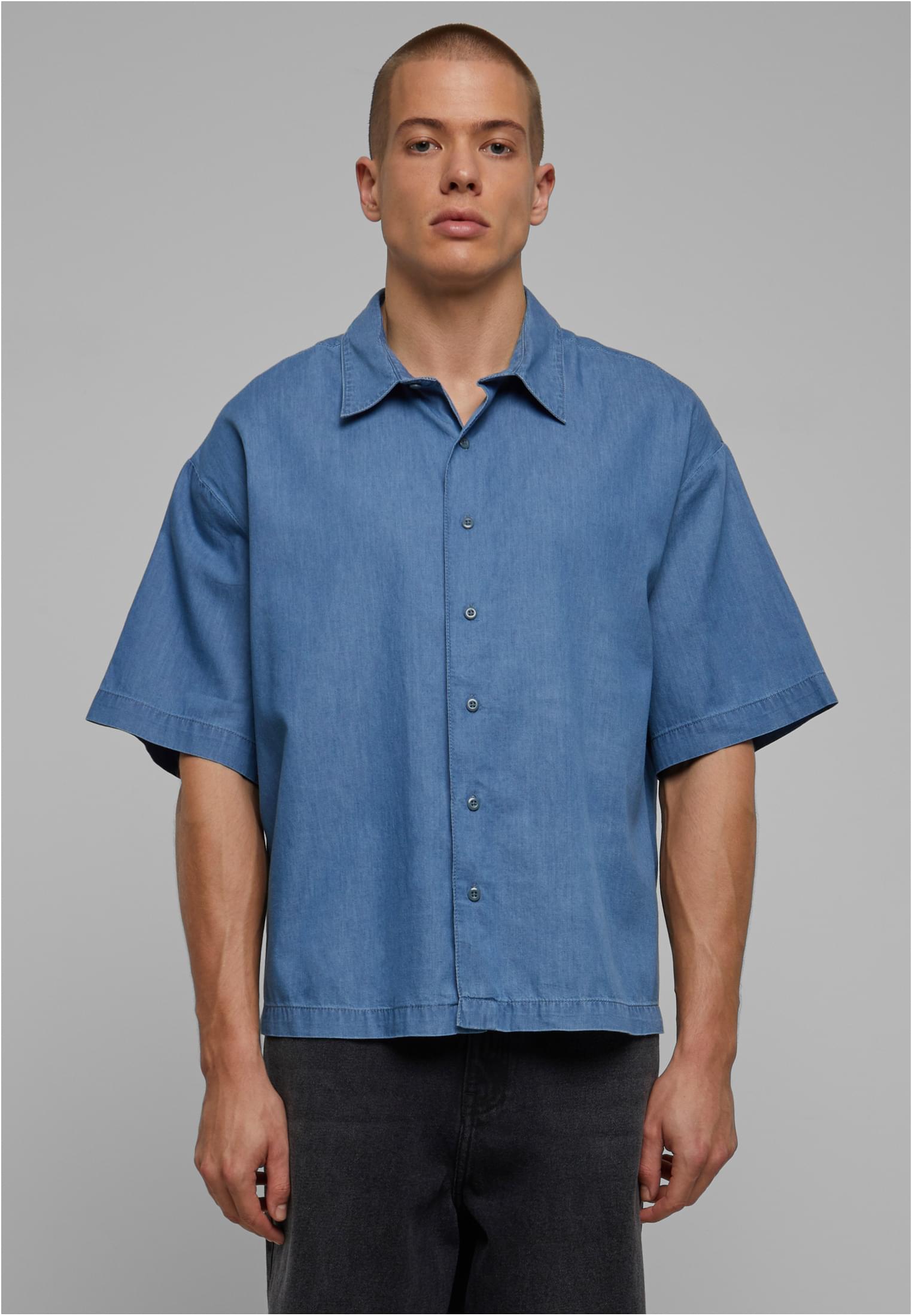 Lightweight Denim Shirt | skyblue washed