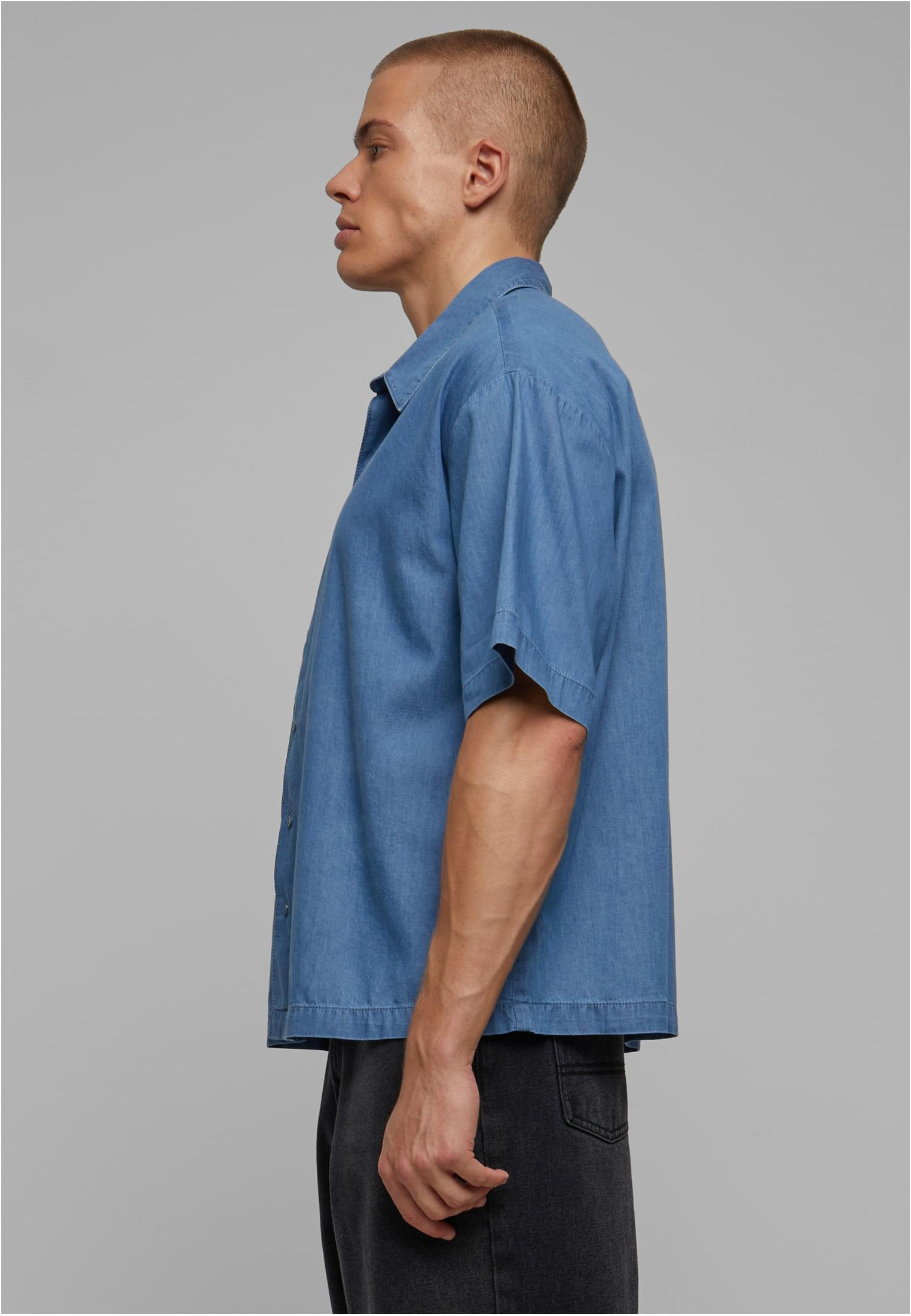 Lightweight Denim Shirt | skyblue washed