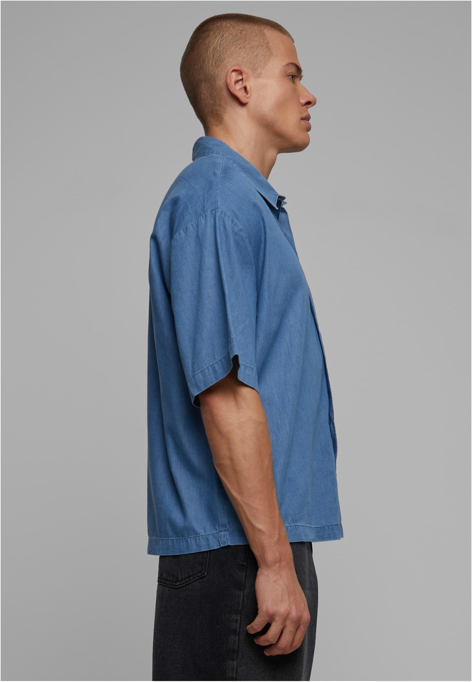 Lightweight Denim Shirt | skyblue washed