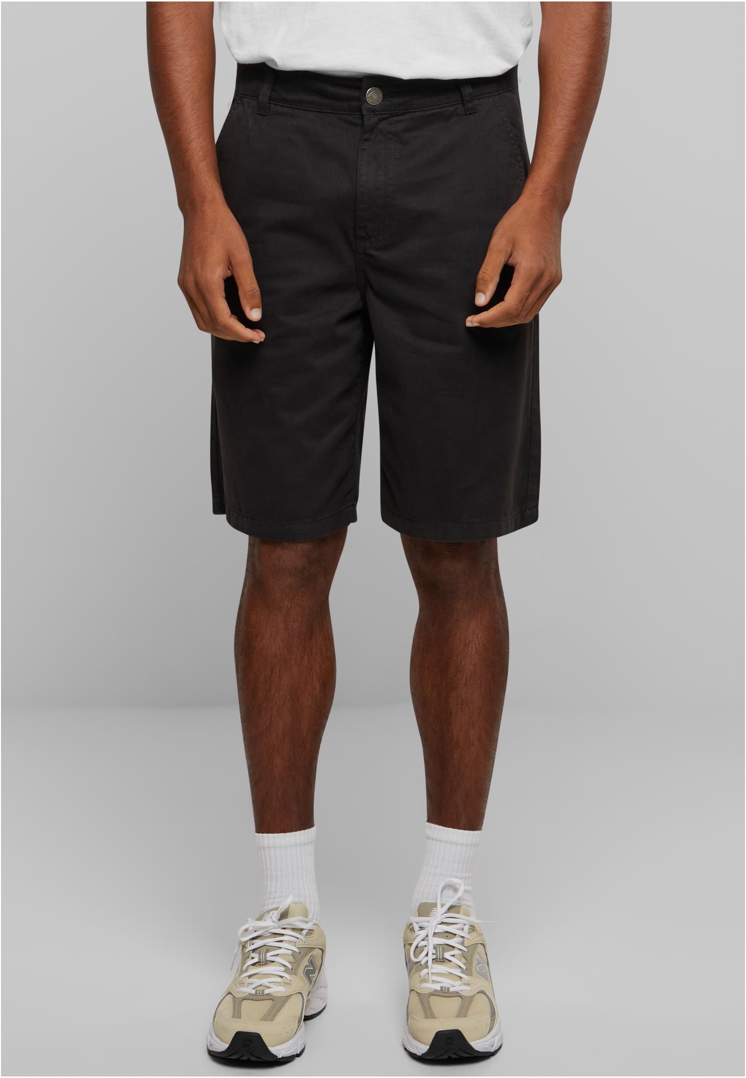 Organic Skater Chino Shorts | black