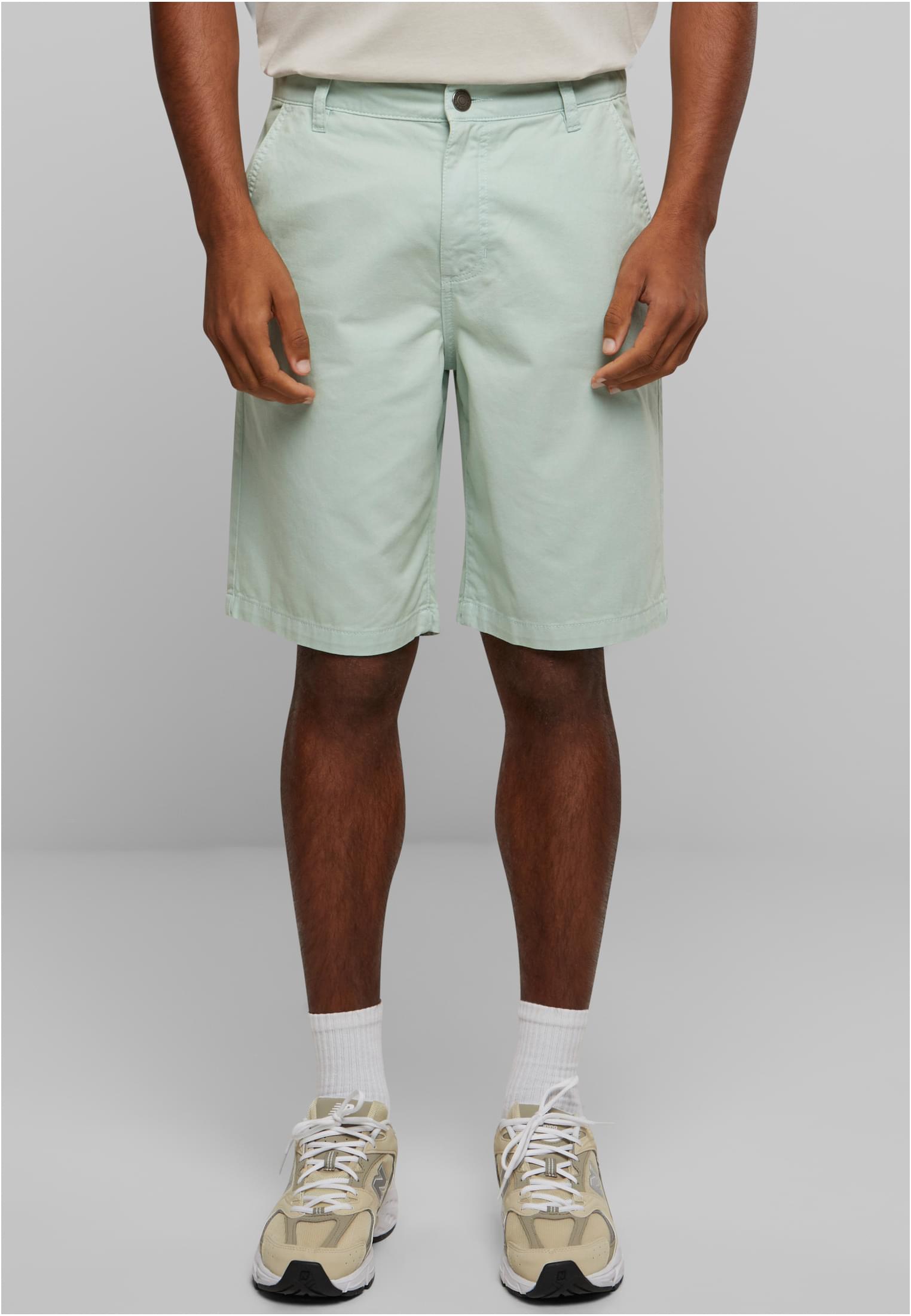 Organic Skater Chino Shorts | frostmint