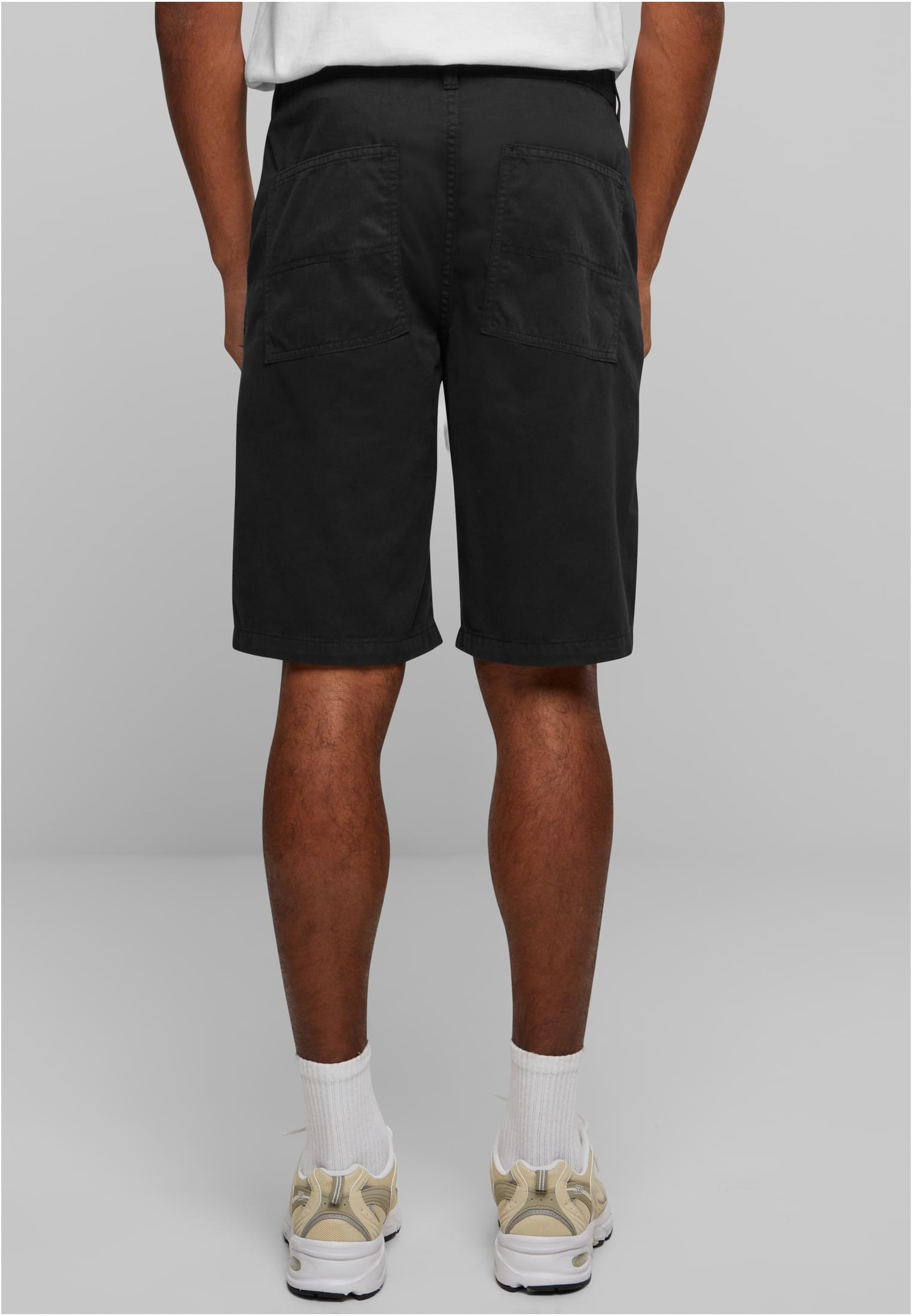 Organic Skater Chino Shorts | black