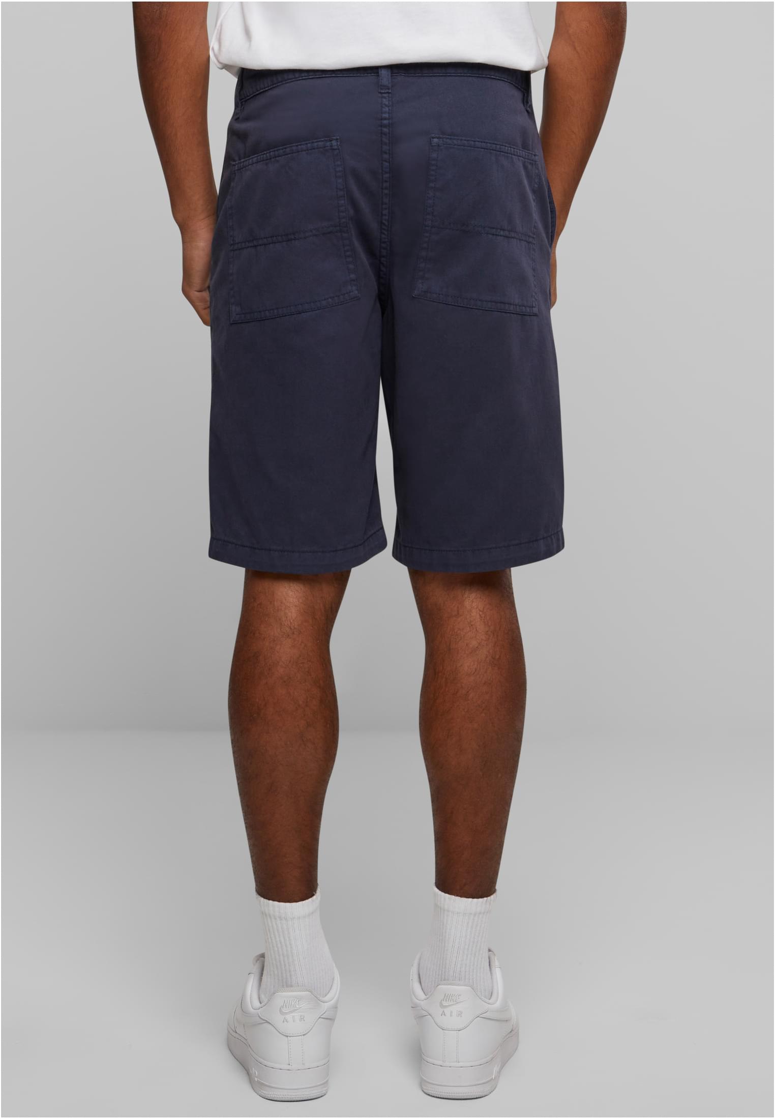 Organic Skater Chino Shorts | navy