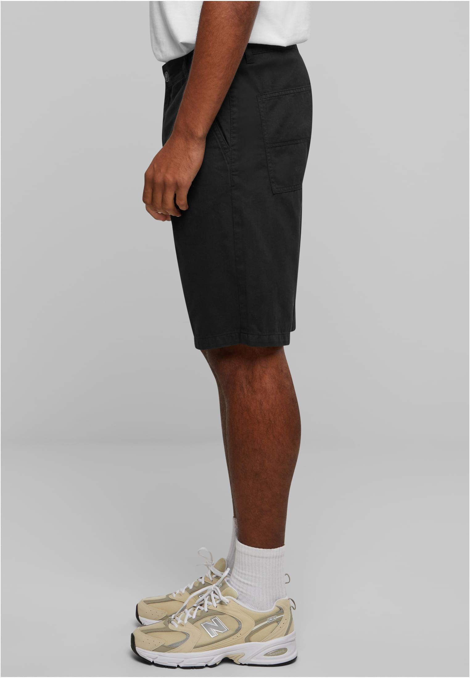 Organic Skater Chino Shorts | black