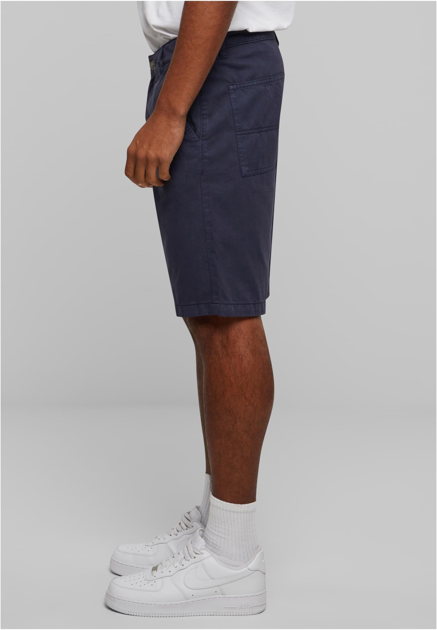 Organic Skater Chino Shorts | navy