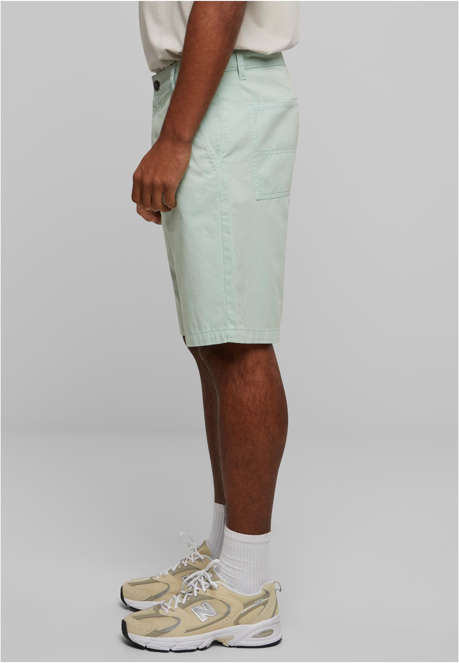 Organic Skater Chino Shorts | frostmint