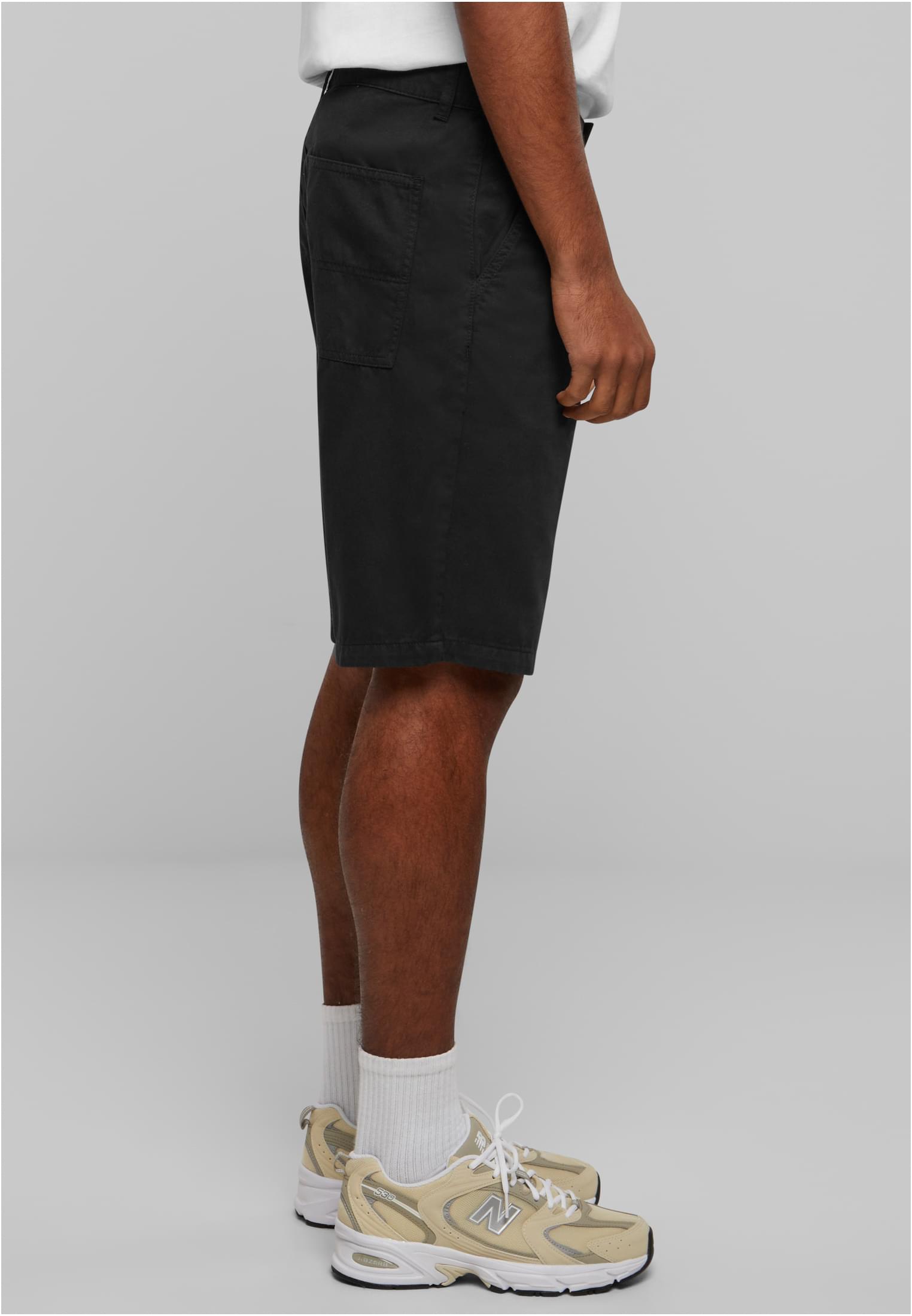 Organic Skater Chino Shorts | black