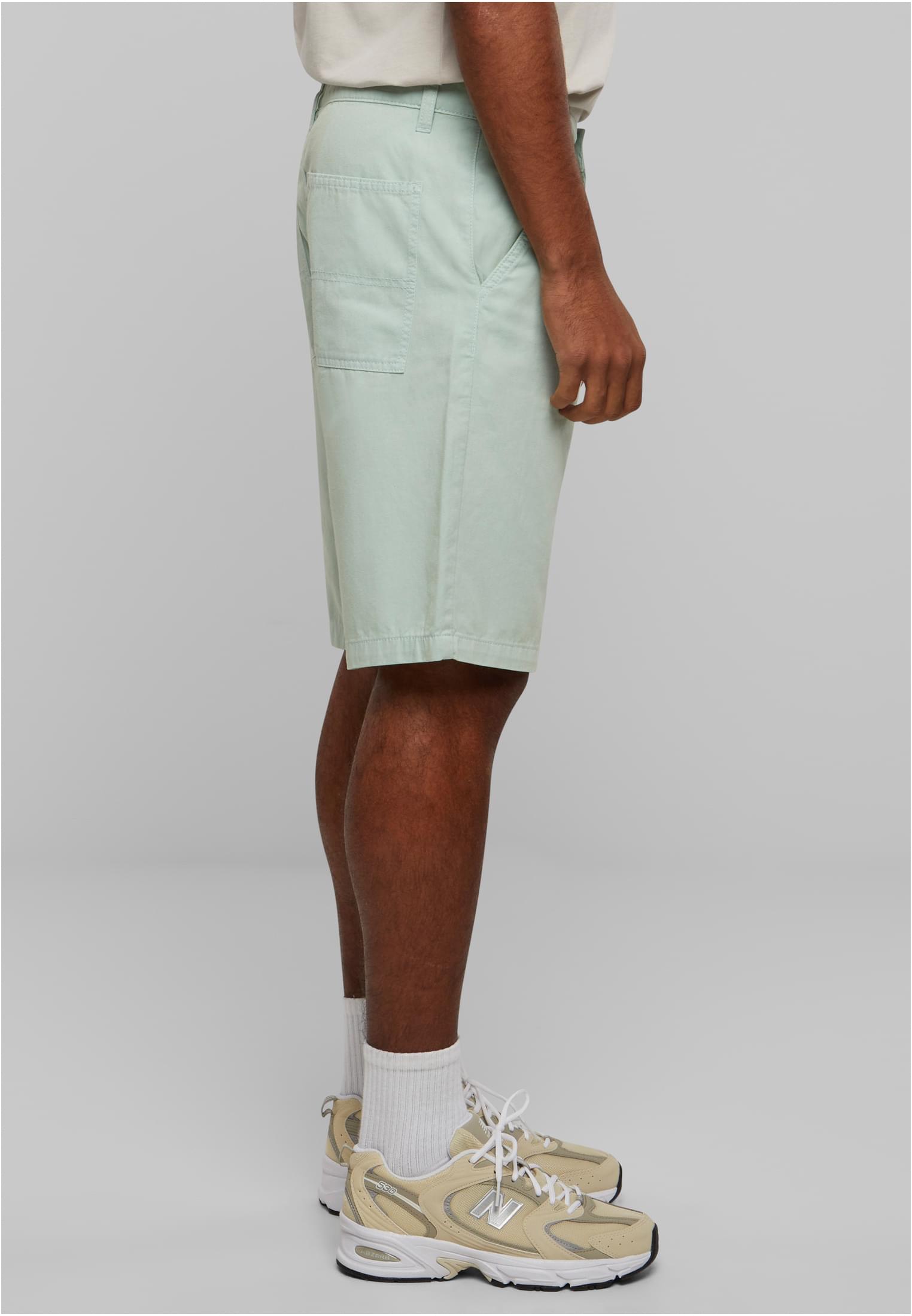 Organic Skater Chino Shorts | frostmint