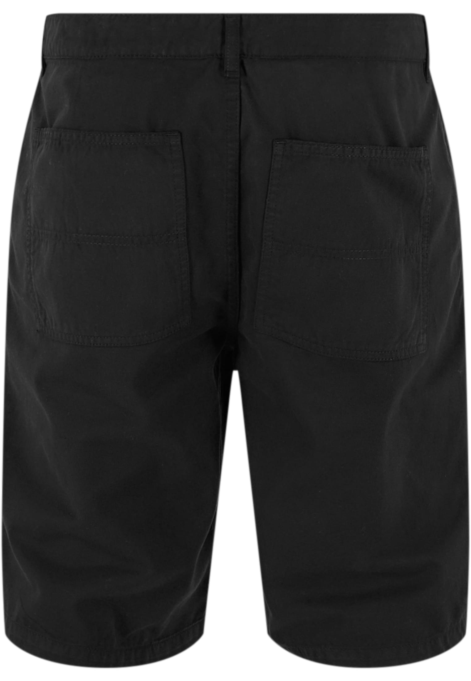 Organic Skater Chino Shorts | black