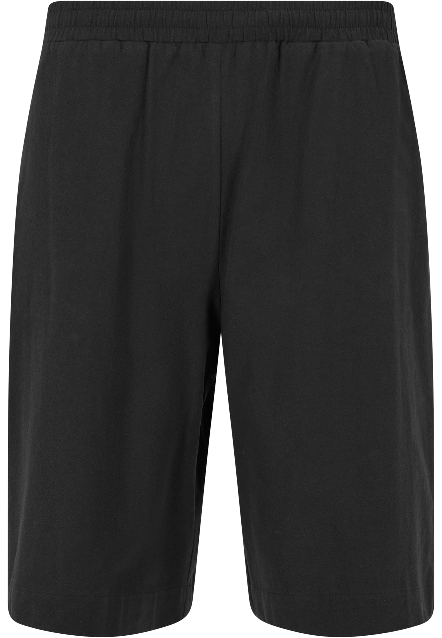 Wide Crepe Shorts | black