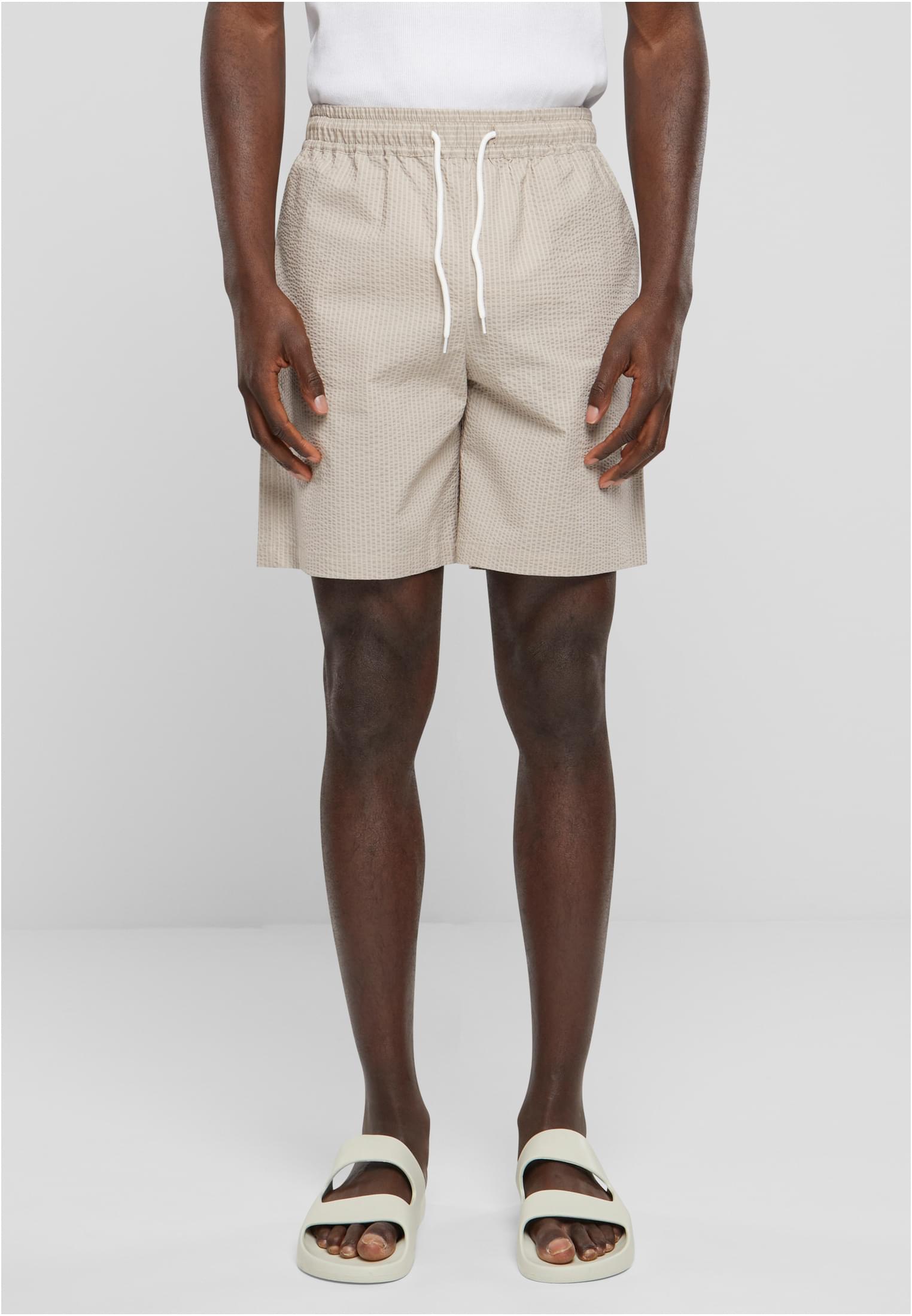 Basic Seersucker Shorts | cloud