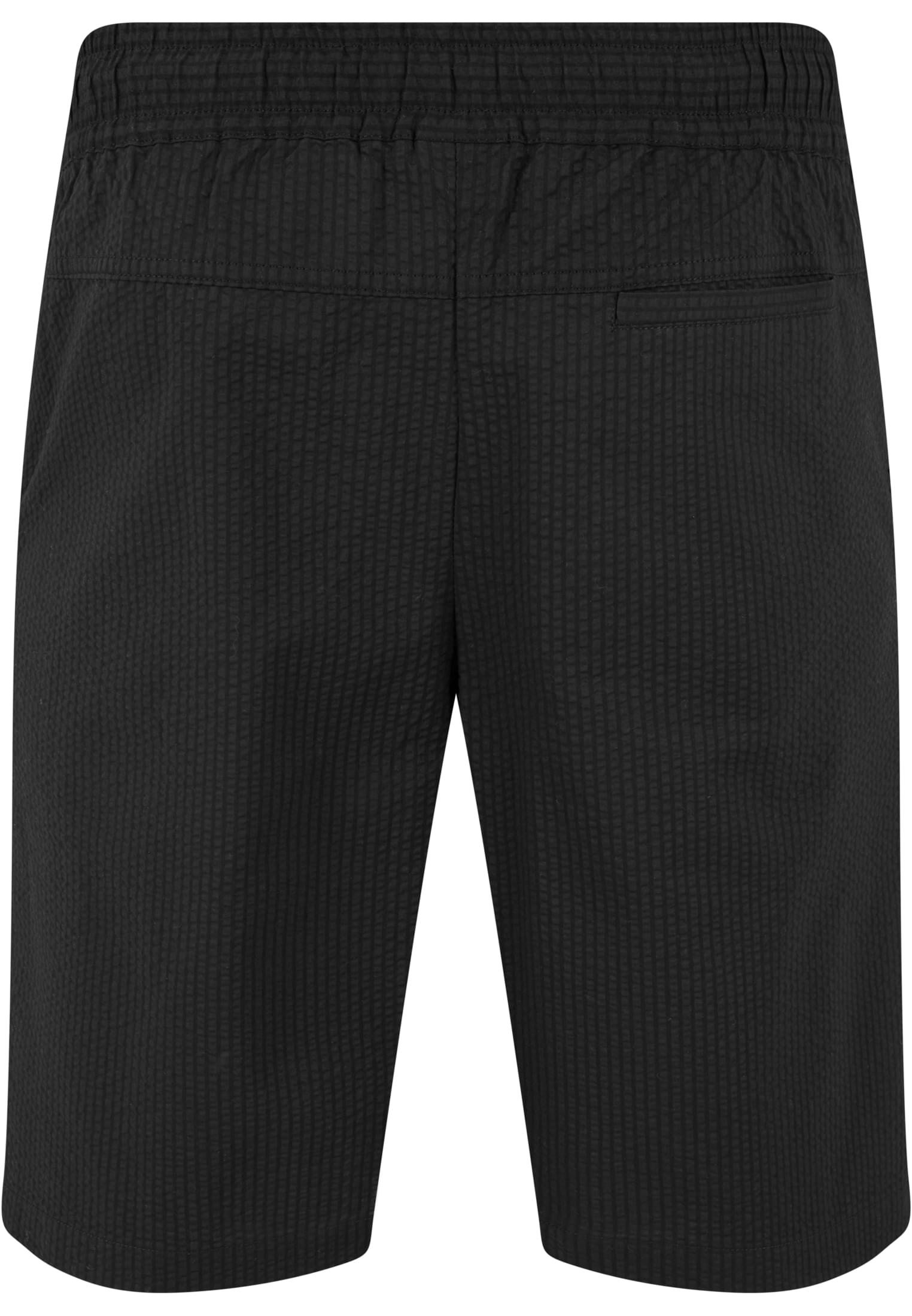 Basic Seersucker Shorts | black