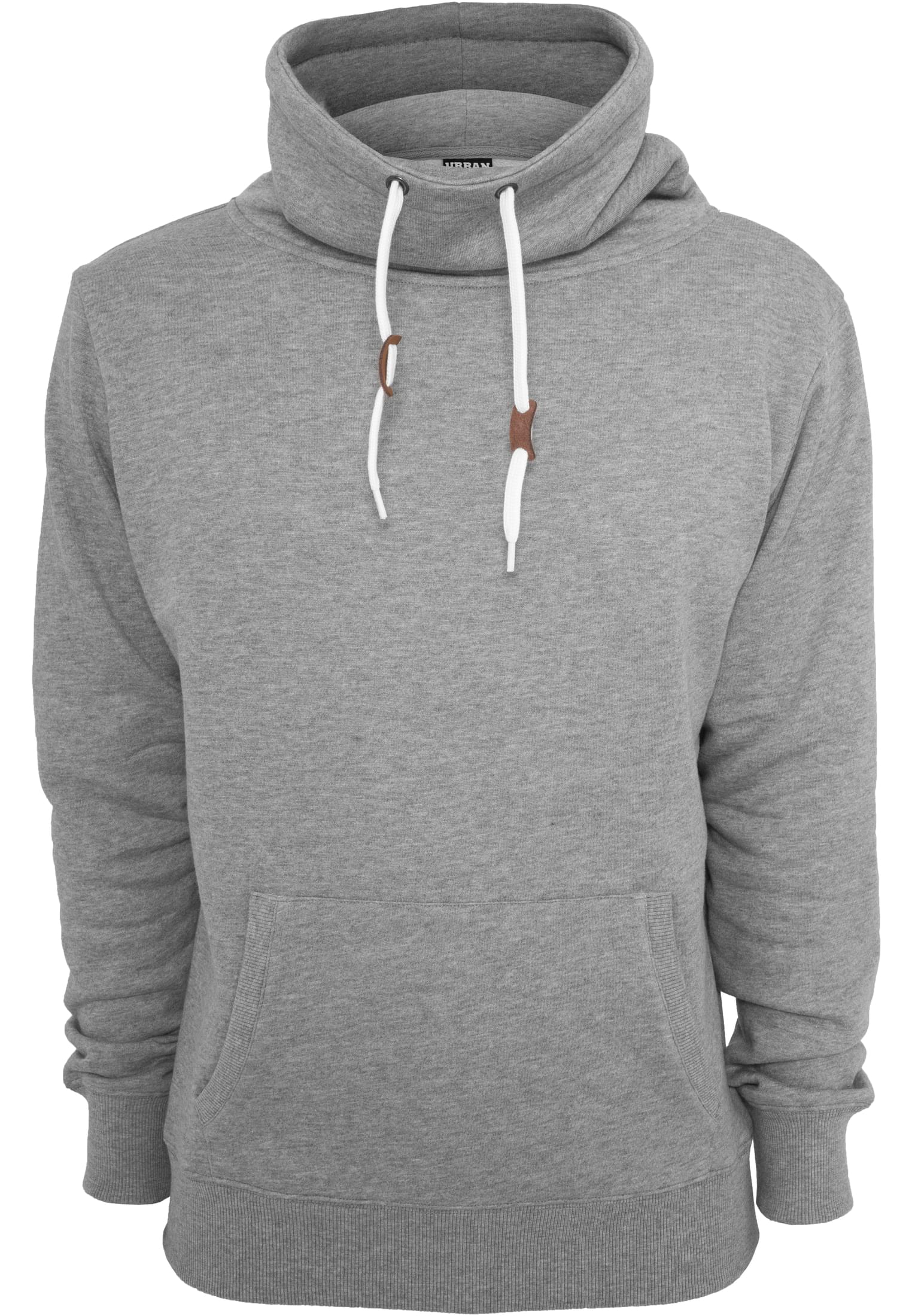 High Neck Pocket Crew | grey