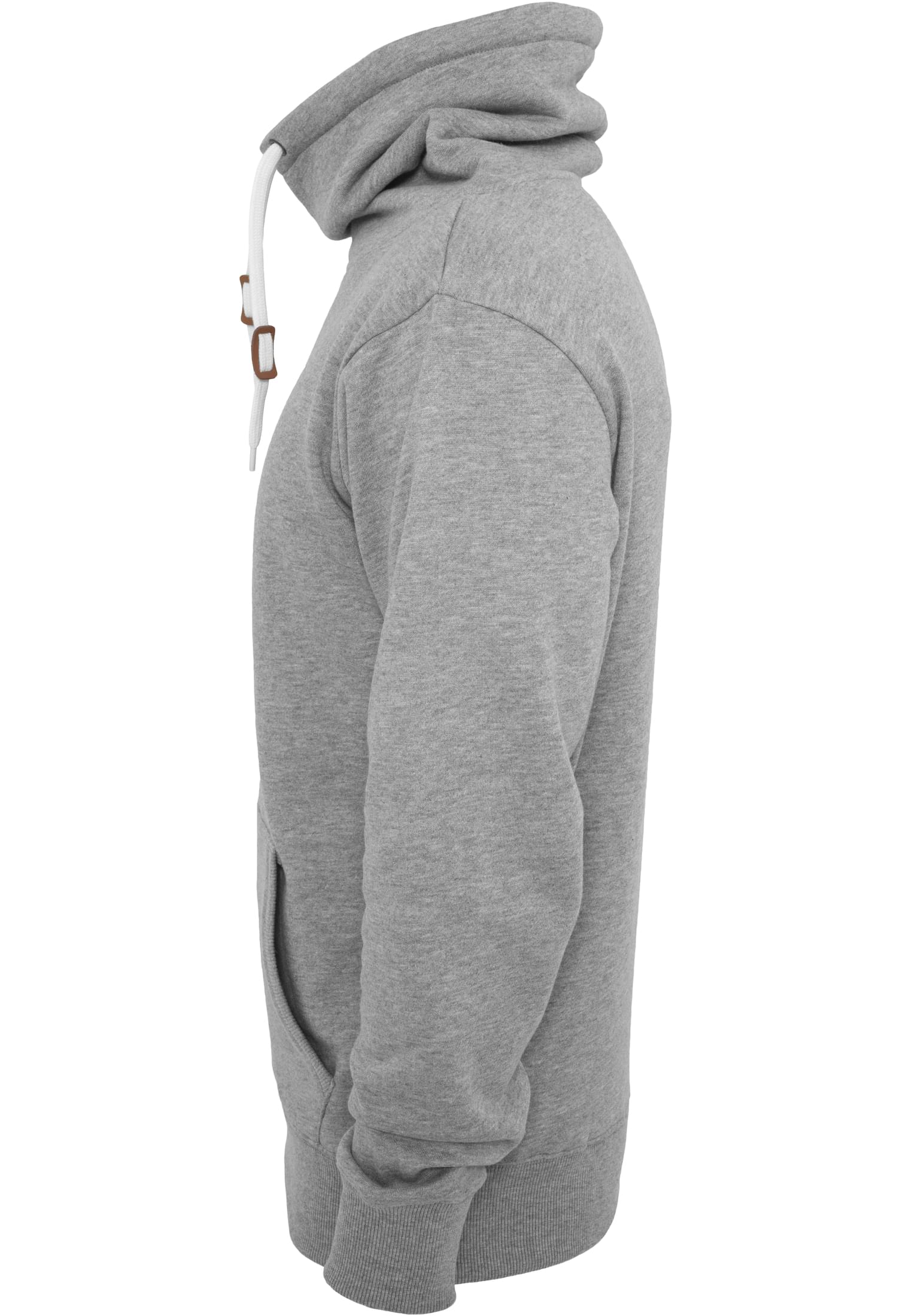 High Neck Pocket Crew | grey