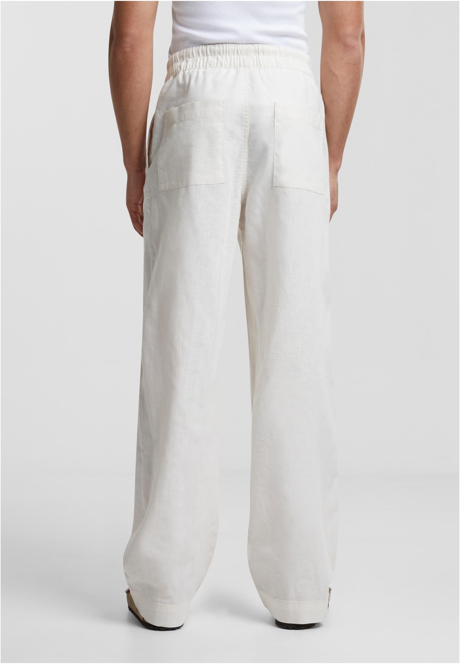 Loose Cotton Linen Pants | whitesand