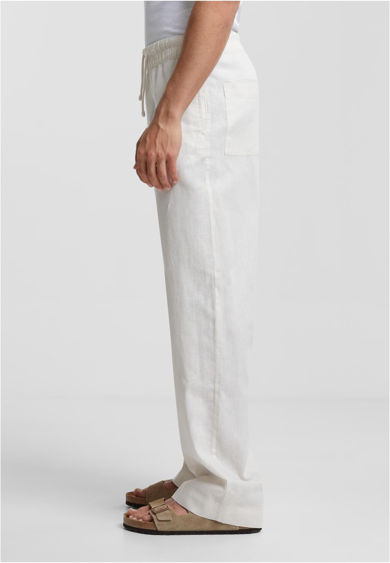 Loose Cotton Linen Pants | whitesand