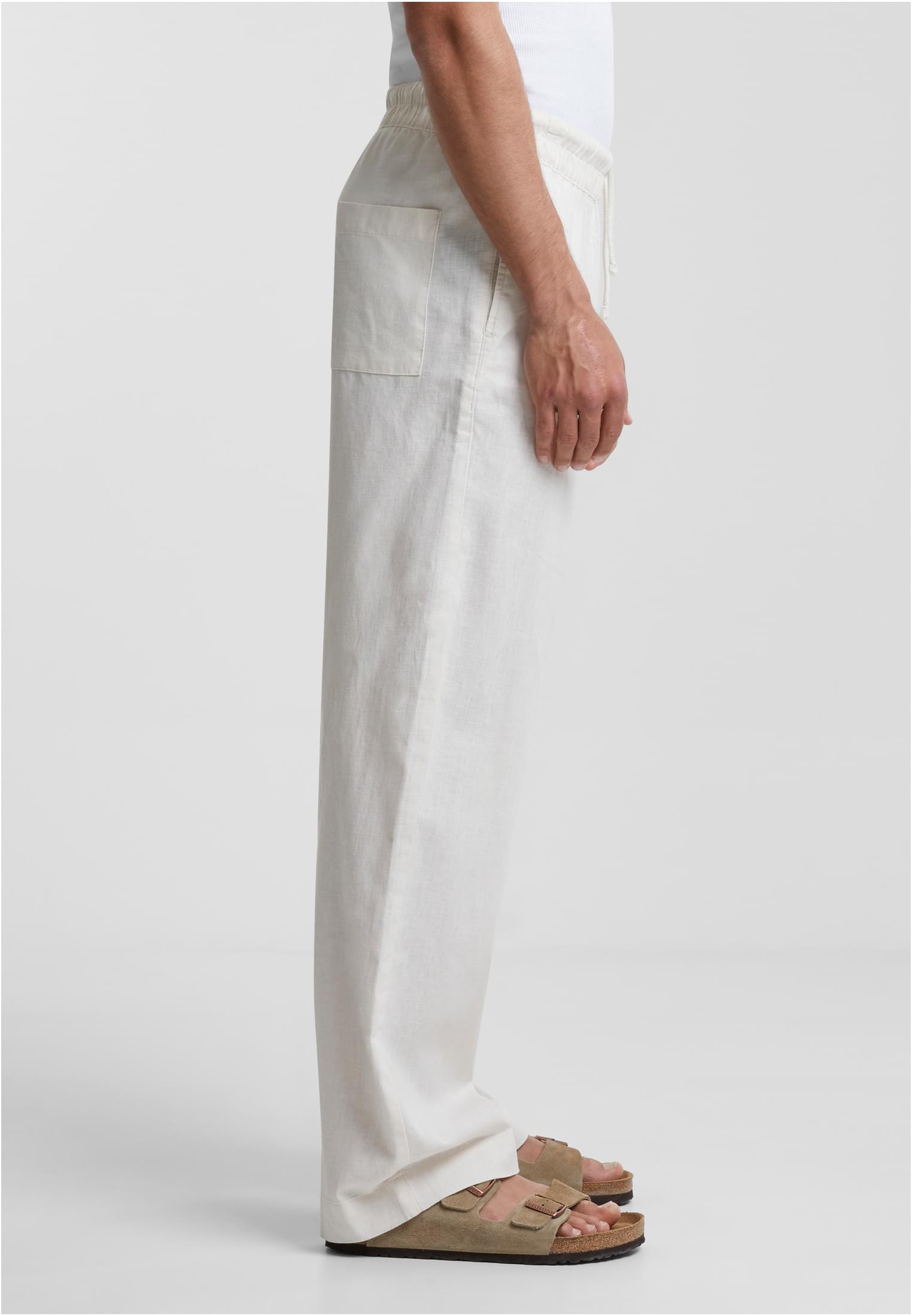 Loose Cotton Linen Pants | whitesand