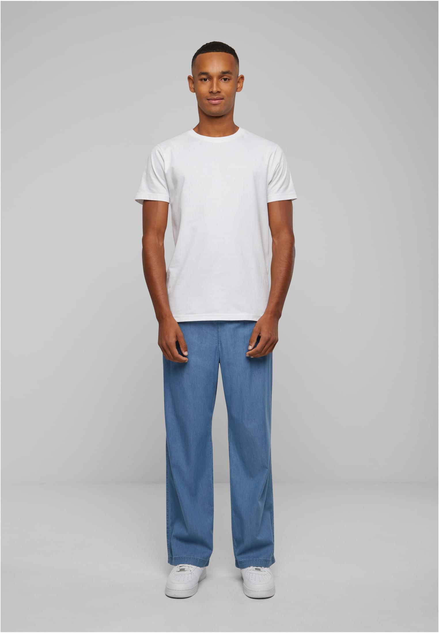 Oversized Lightweight Denim Pants | skyblue washed