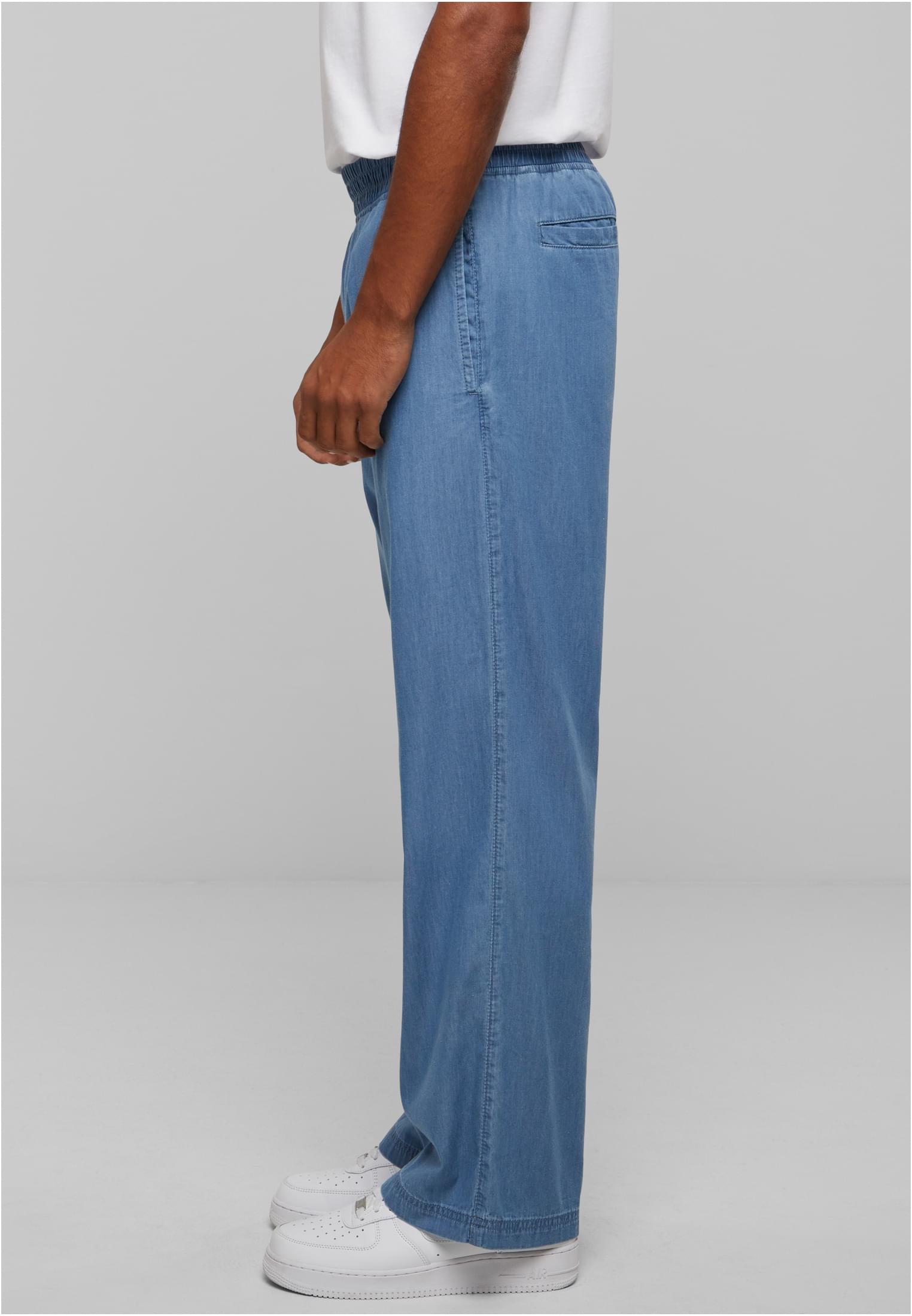 Oversized Lightweight Denim Pants | skyblue washed