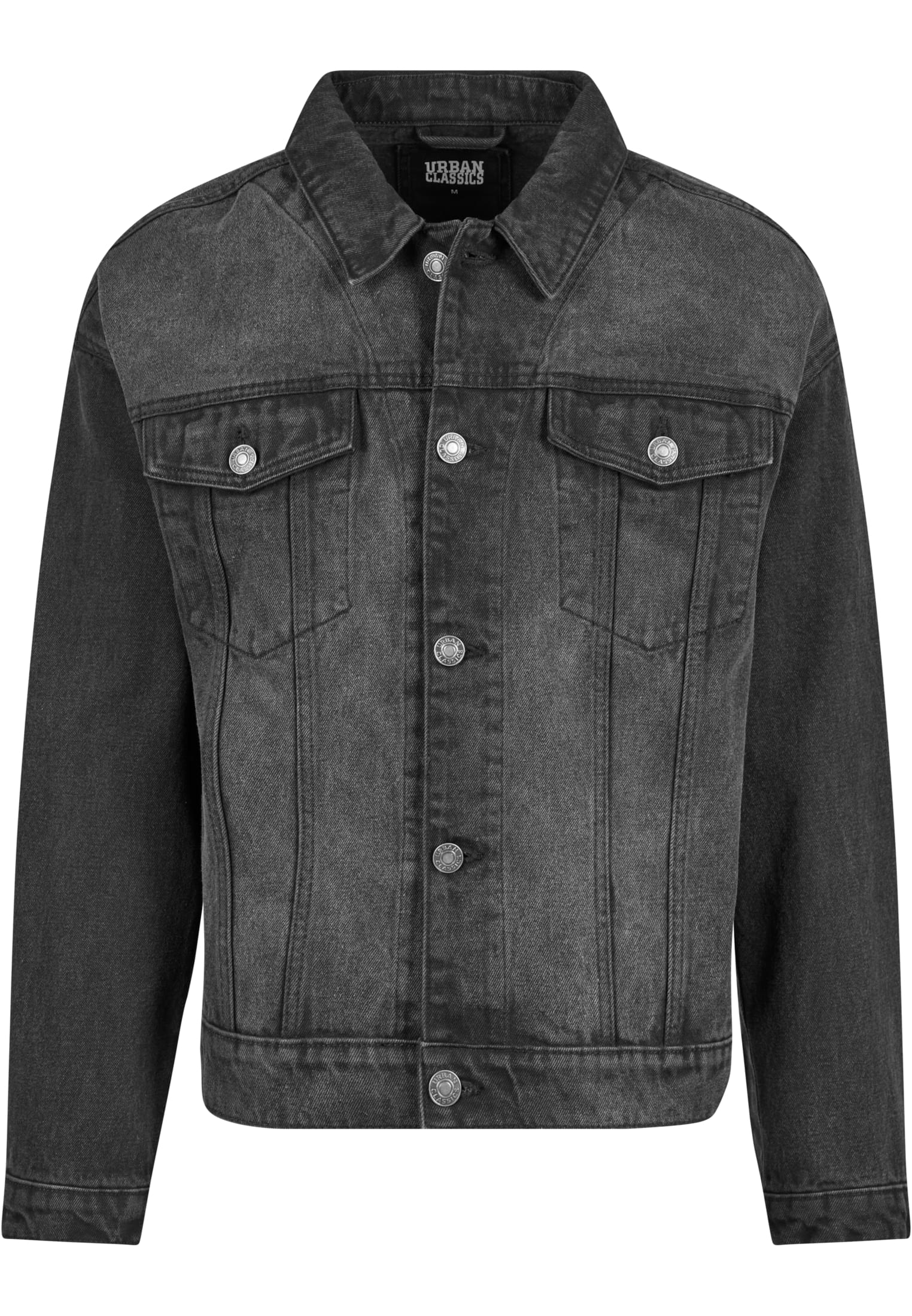 Heavy Ounce Boxy Denim Jacket | black washed