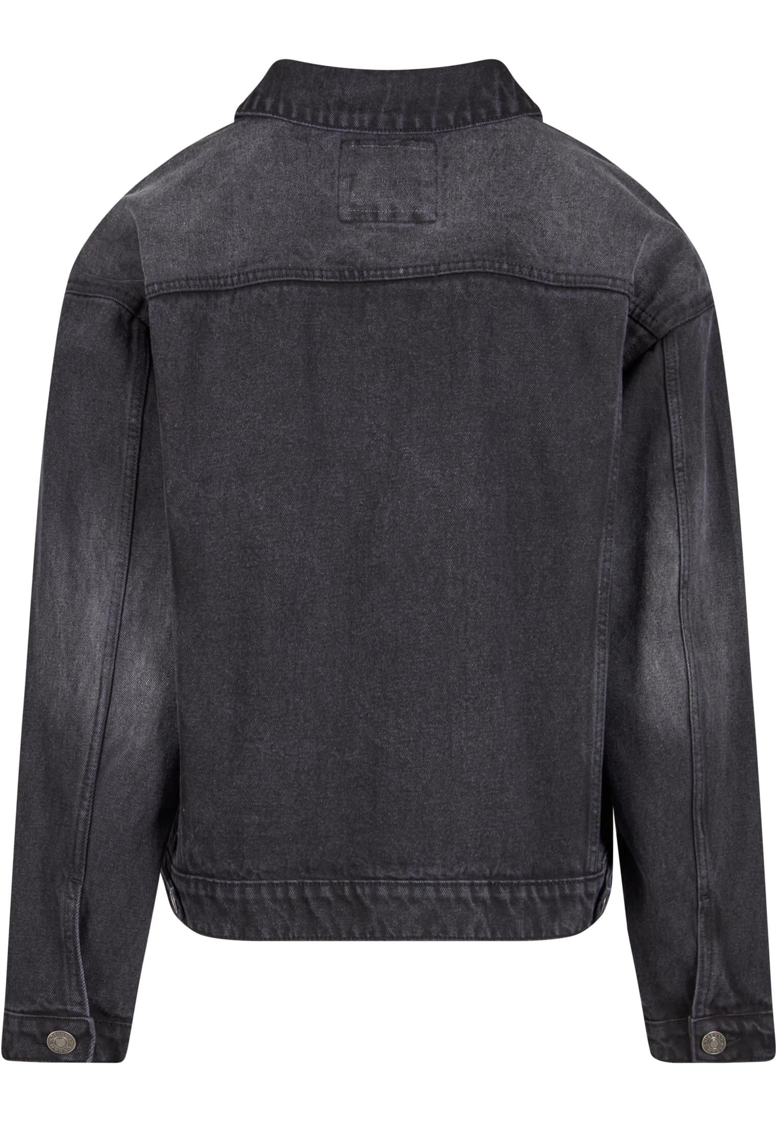 Heavy Ounce Boxy Denim Jacket | black washed