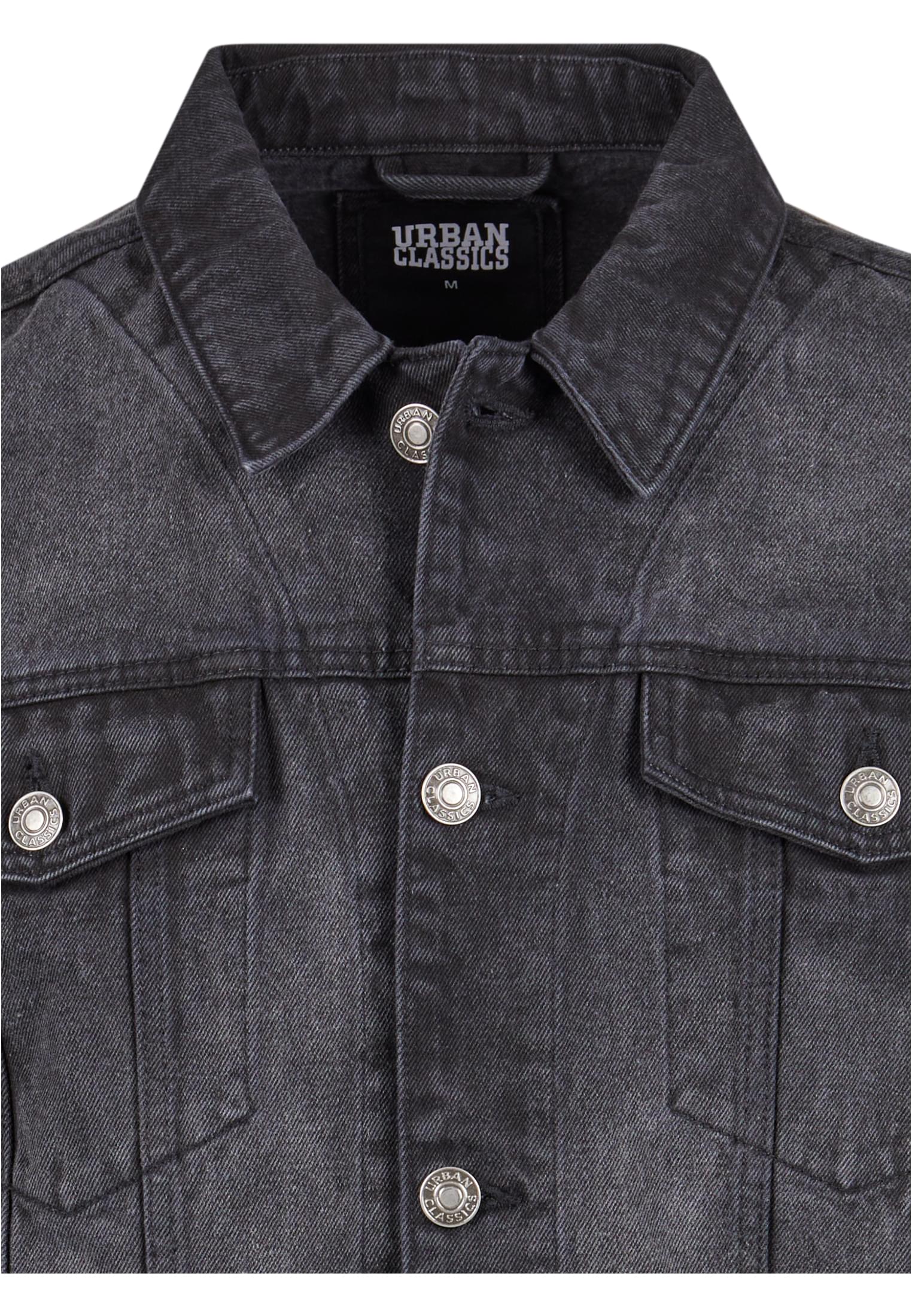 Heavy Ounce Boxy Denim Jacket | black washed