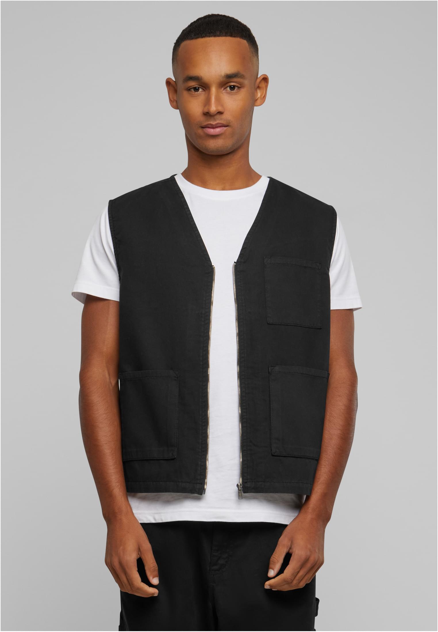 Organic Cotton Vest | black