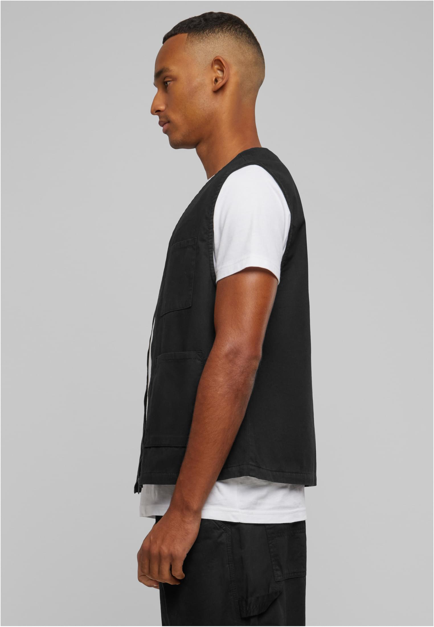 Organic Cotton Vest | black