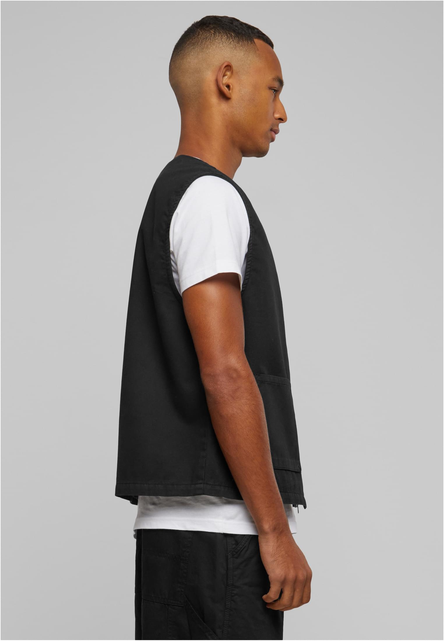 Organic Cotton Vest | black