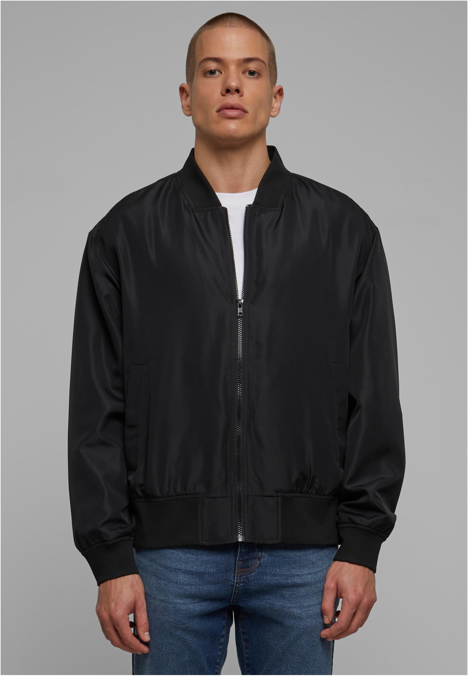 Recycled Bomber Jacket | black