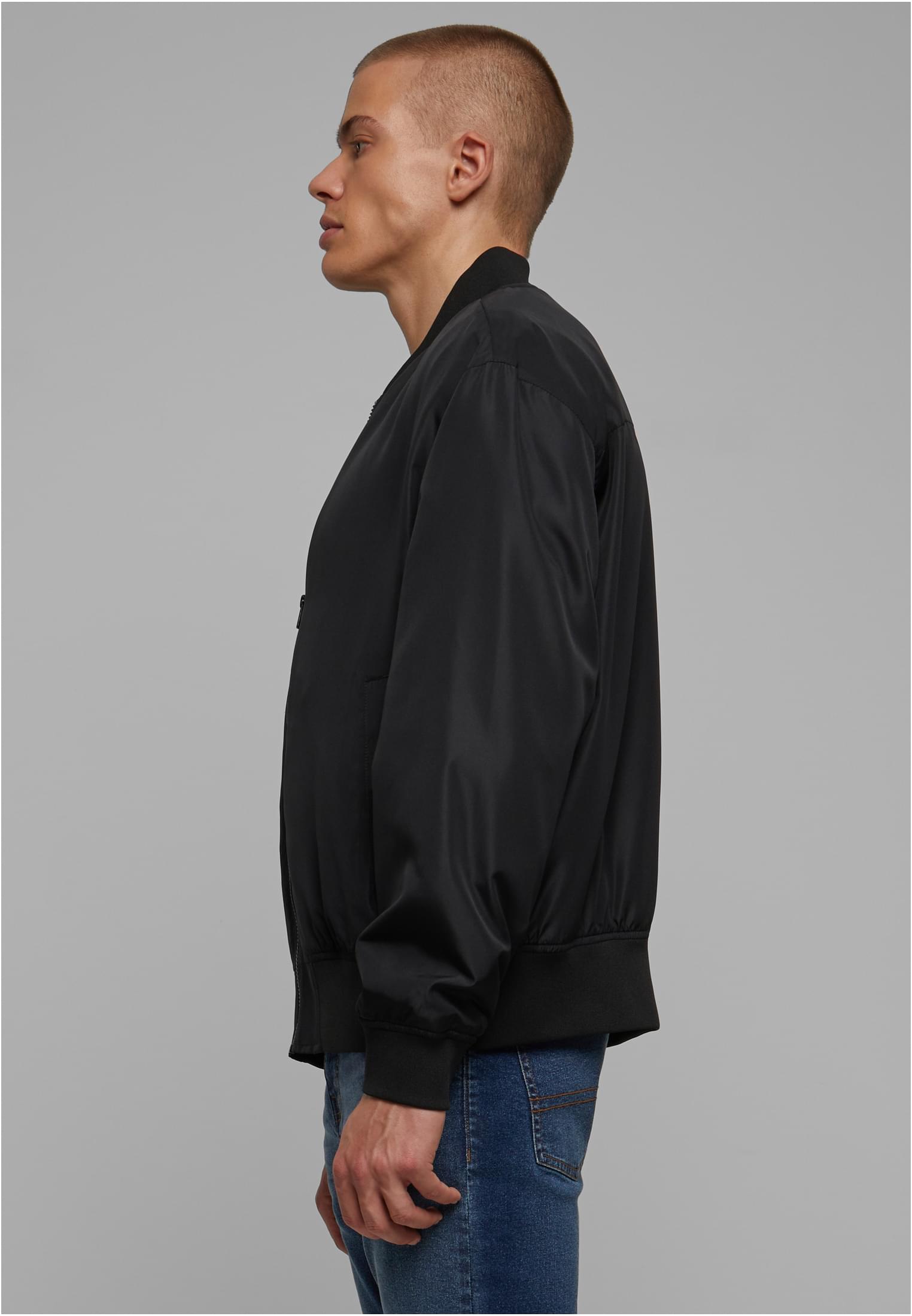 Recycled Bomber Jacket | black