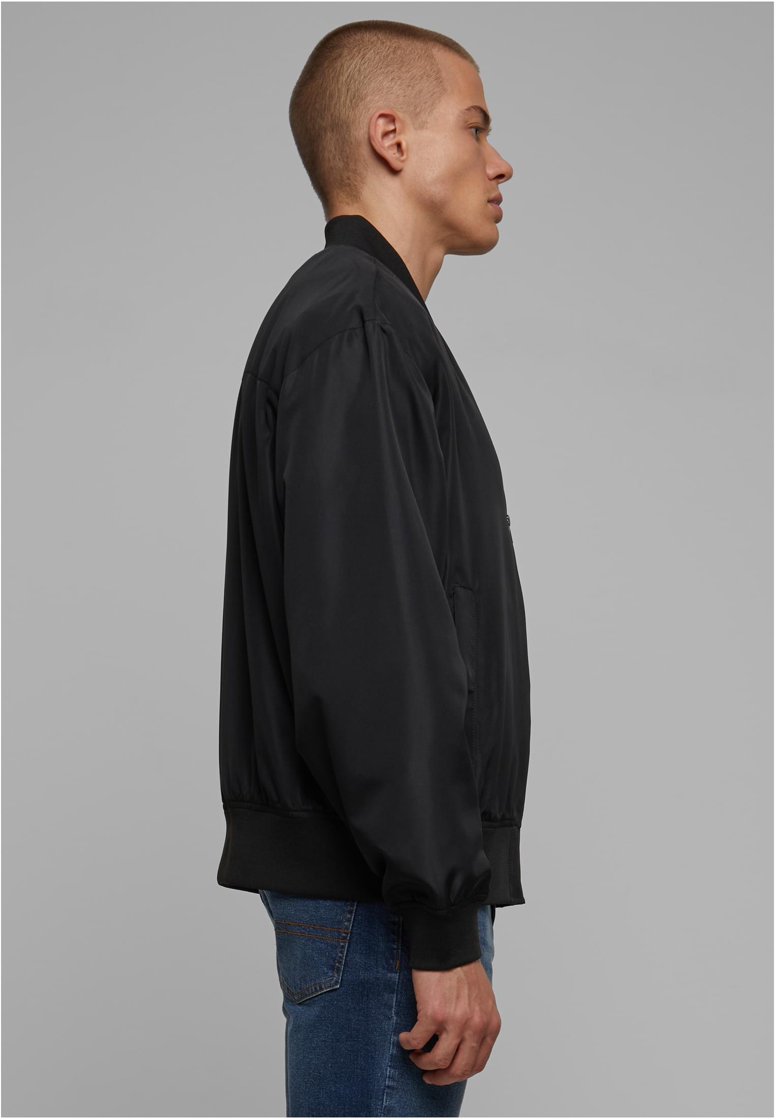 Recycled Bomber Jacket | black