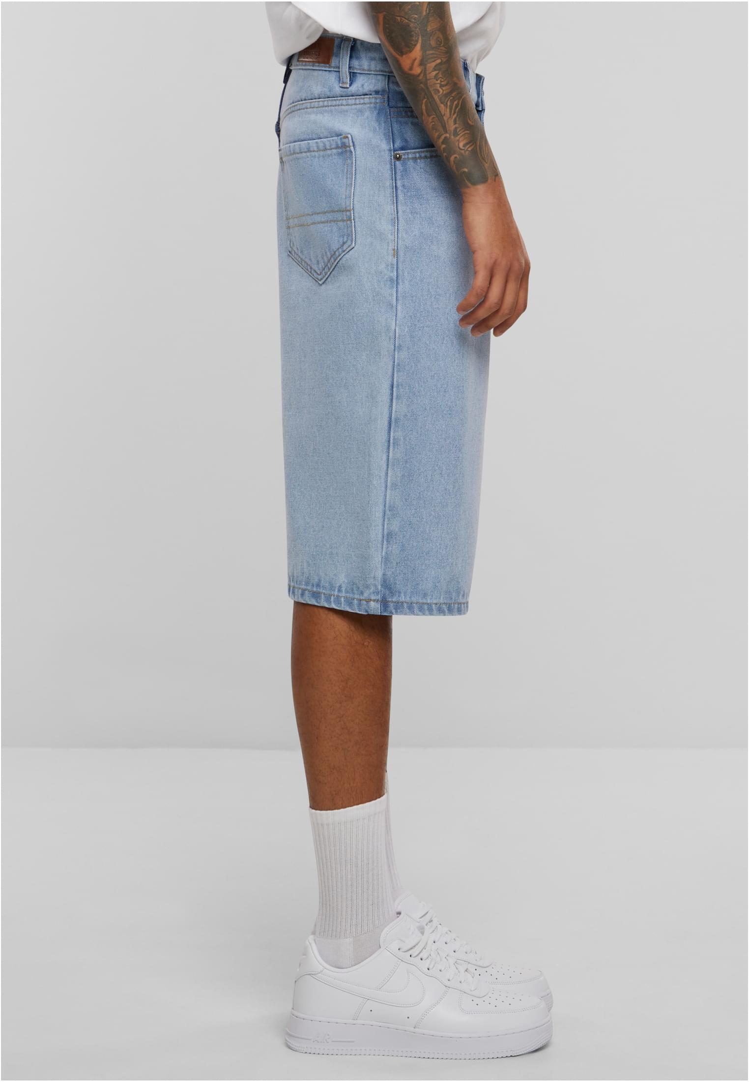 90's Heavy Denim Shorts | new light blue washed