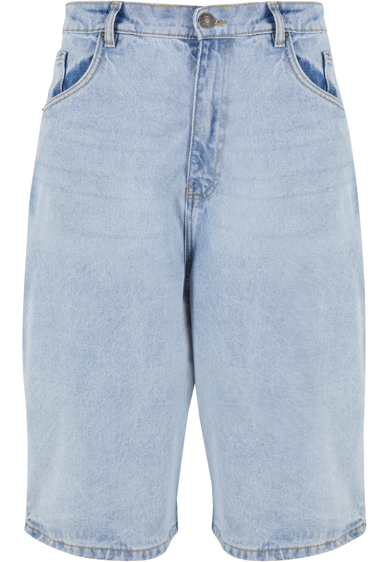 90's Heavy Denim Shorts | new light blue washed