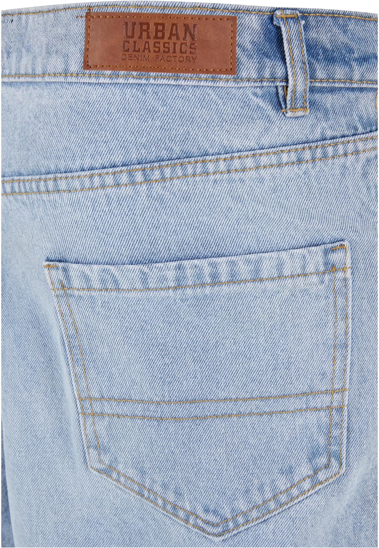 90's Heavy Denim Shorts | new light blue washed