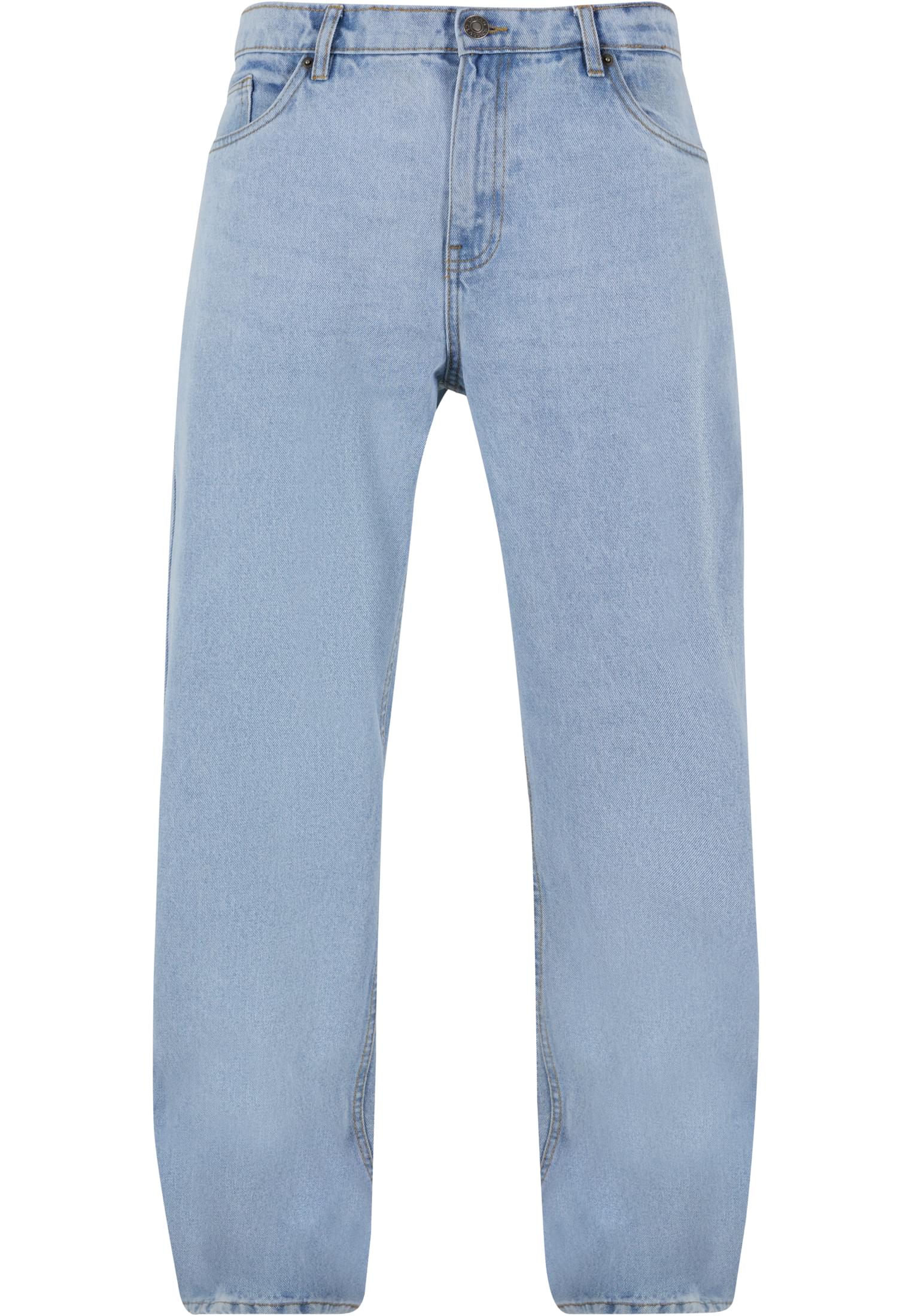 Heavy Ounce Straight Fit Zipped Jeans | new light blue washed