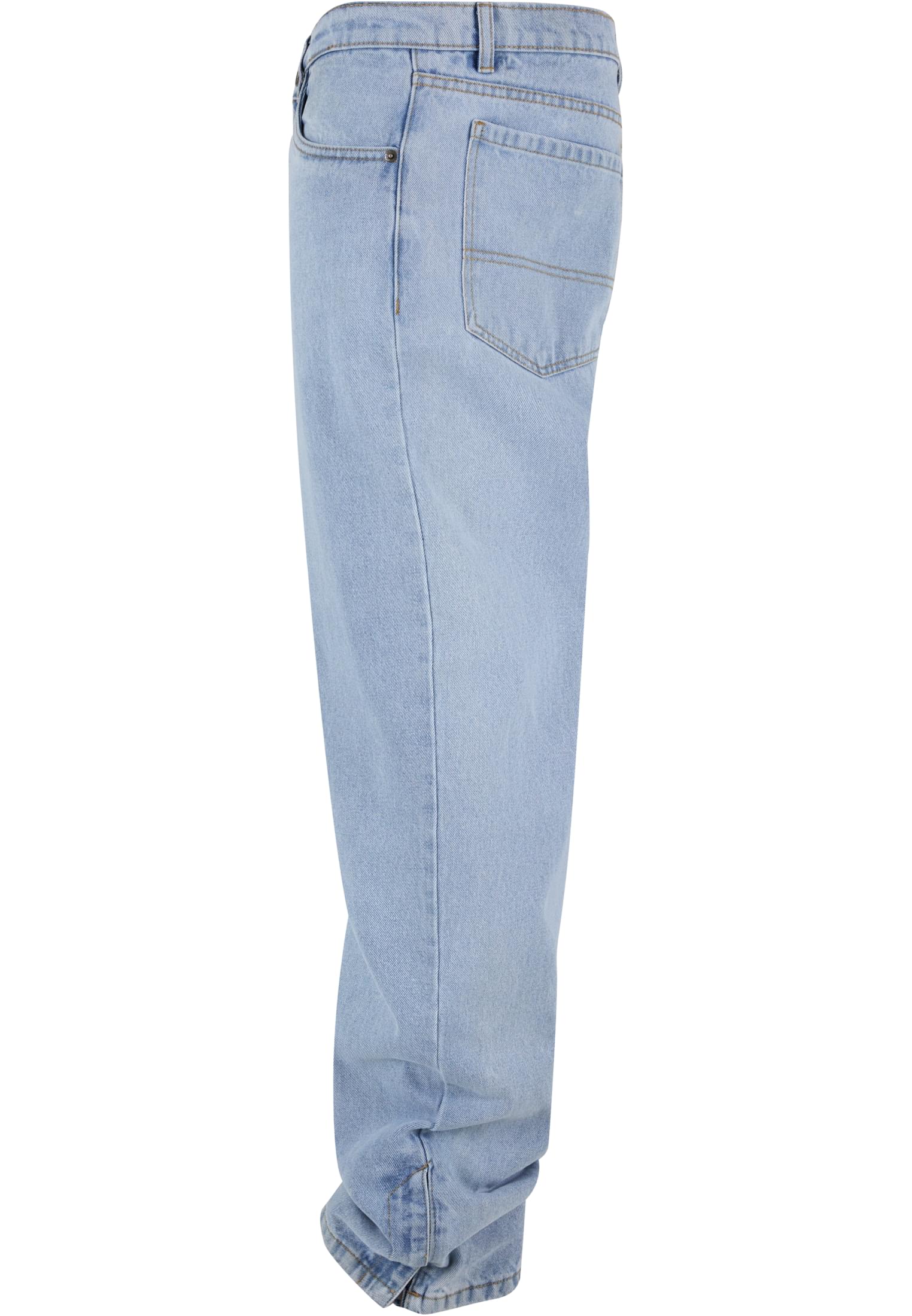 Heavy Ounce Straight Fit Zipped Jeans | new light blue washed