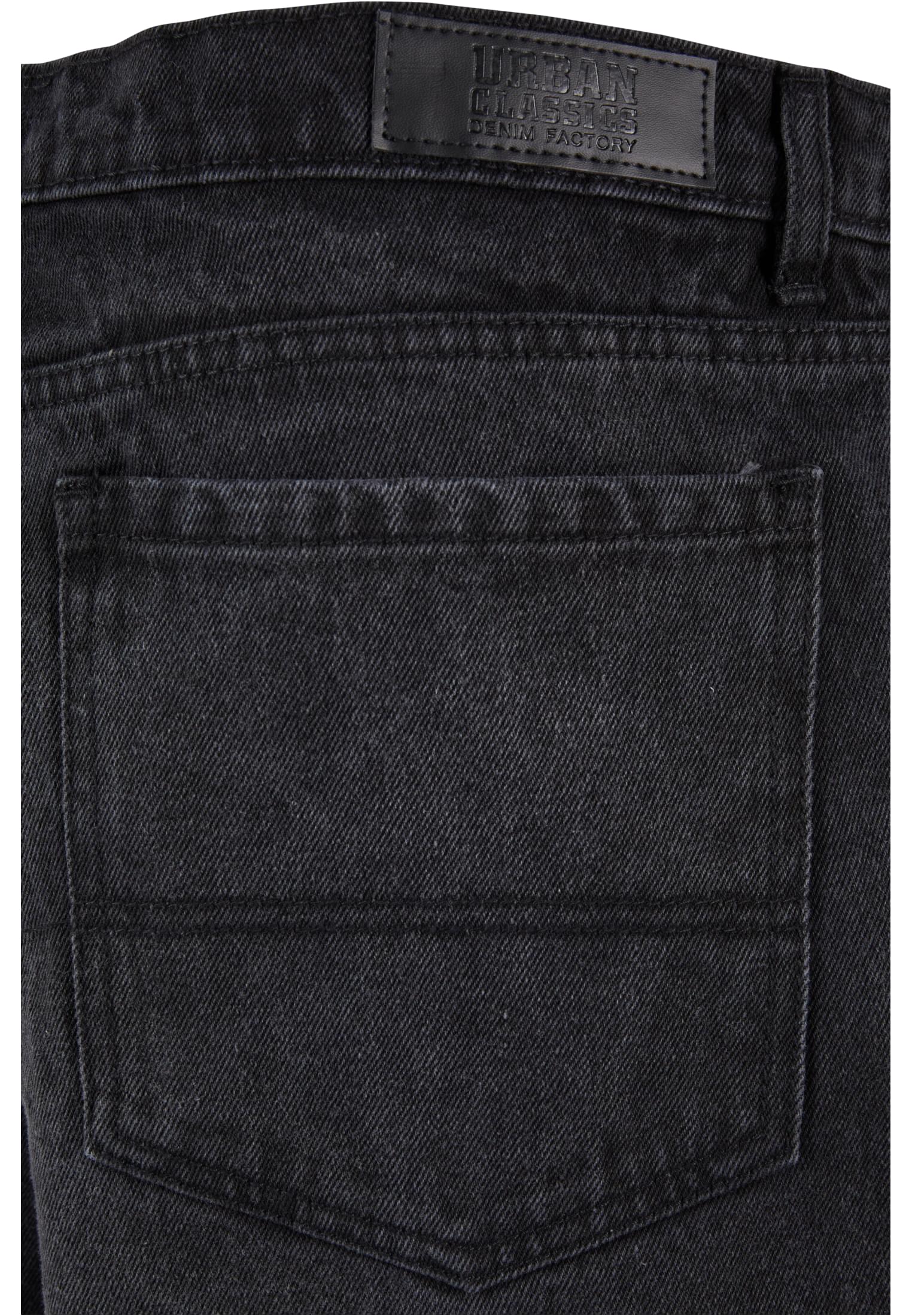 Heavy Ounce Straight Fit Zipped Jeans | black washed