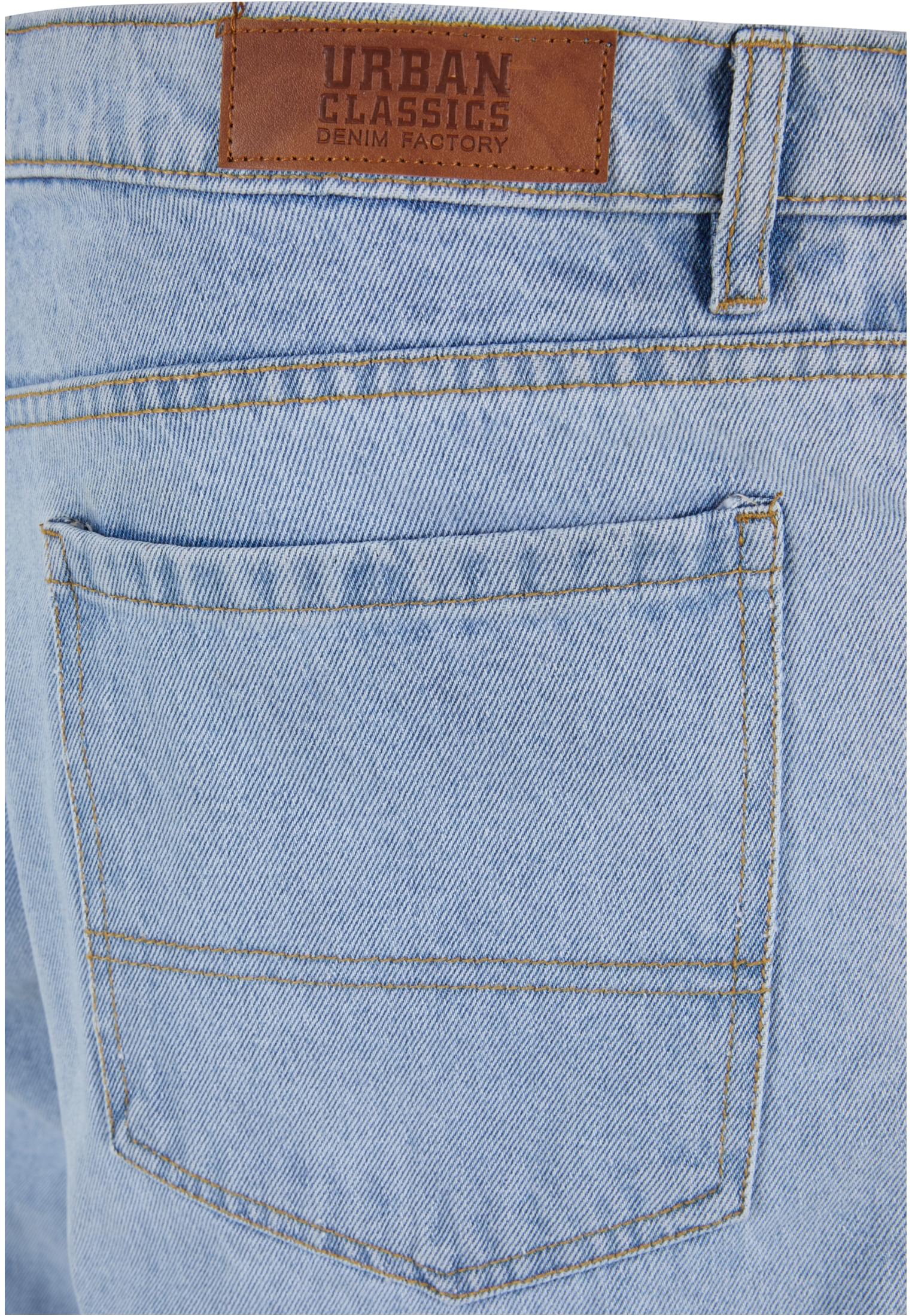 Heavy Ounce Straight Fit Zipped Jeans | new light blue washed