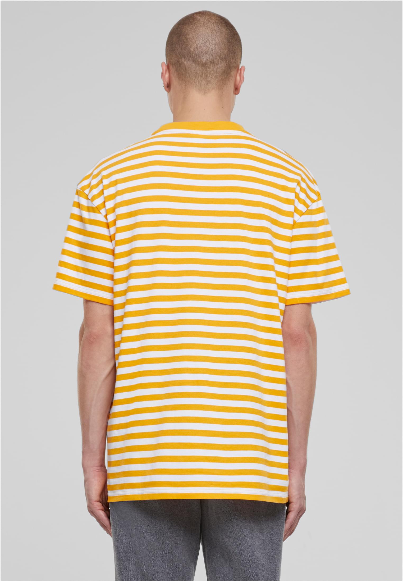 Regular Stripe Tee | white/magicmango