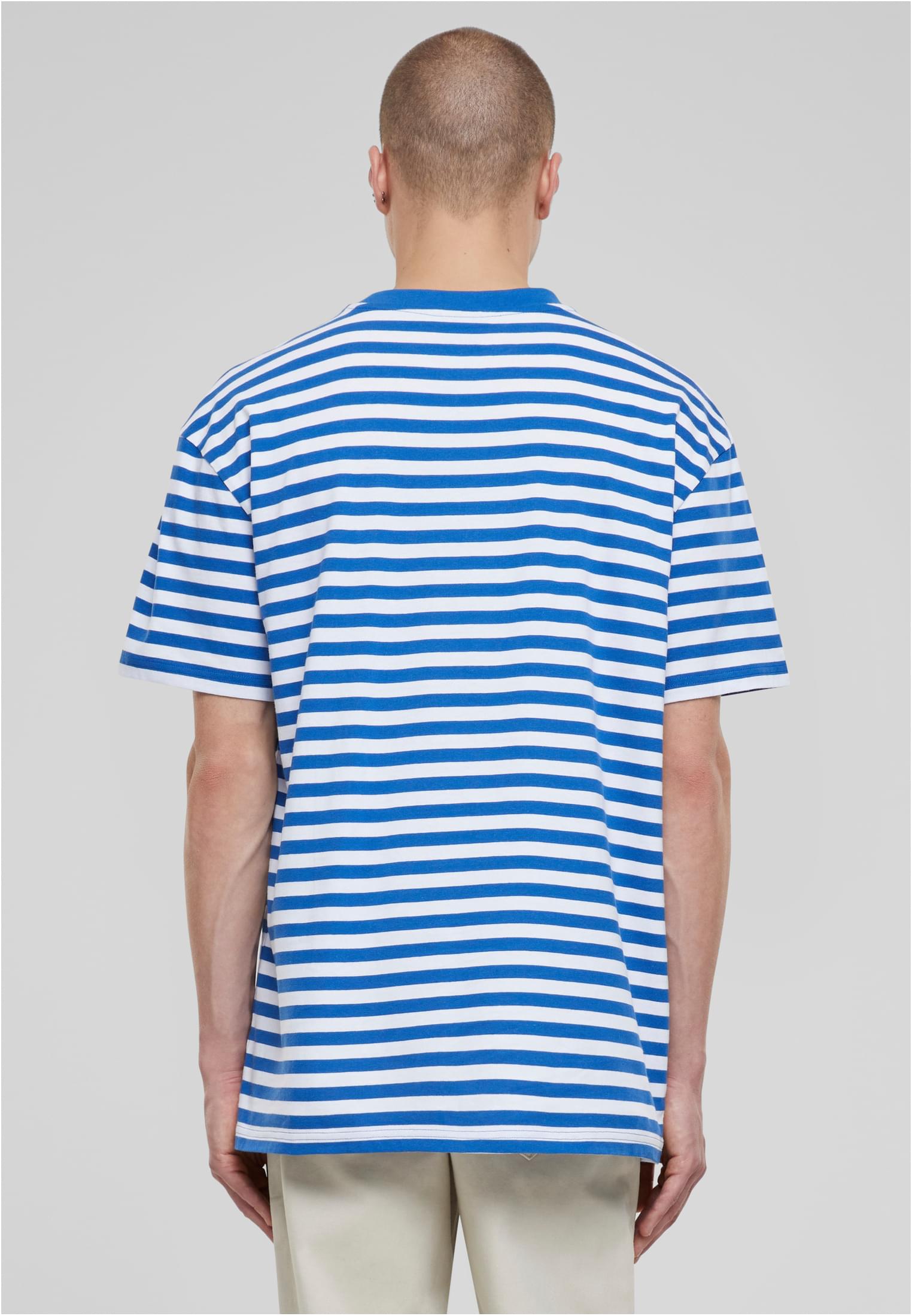 Regular Stripe Tee | white/royal