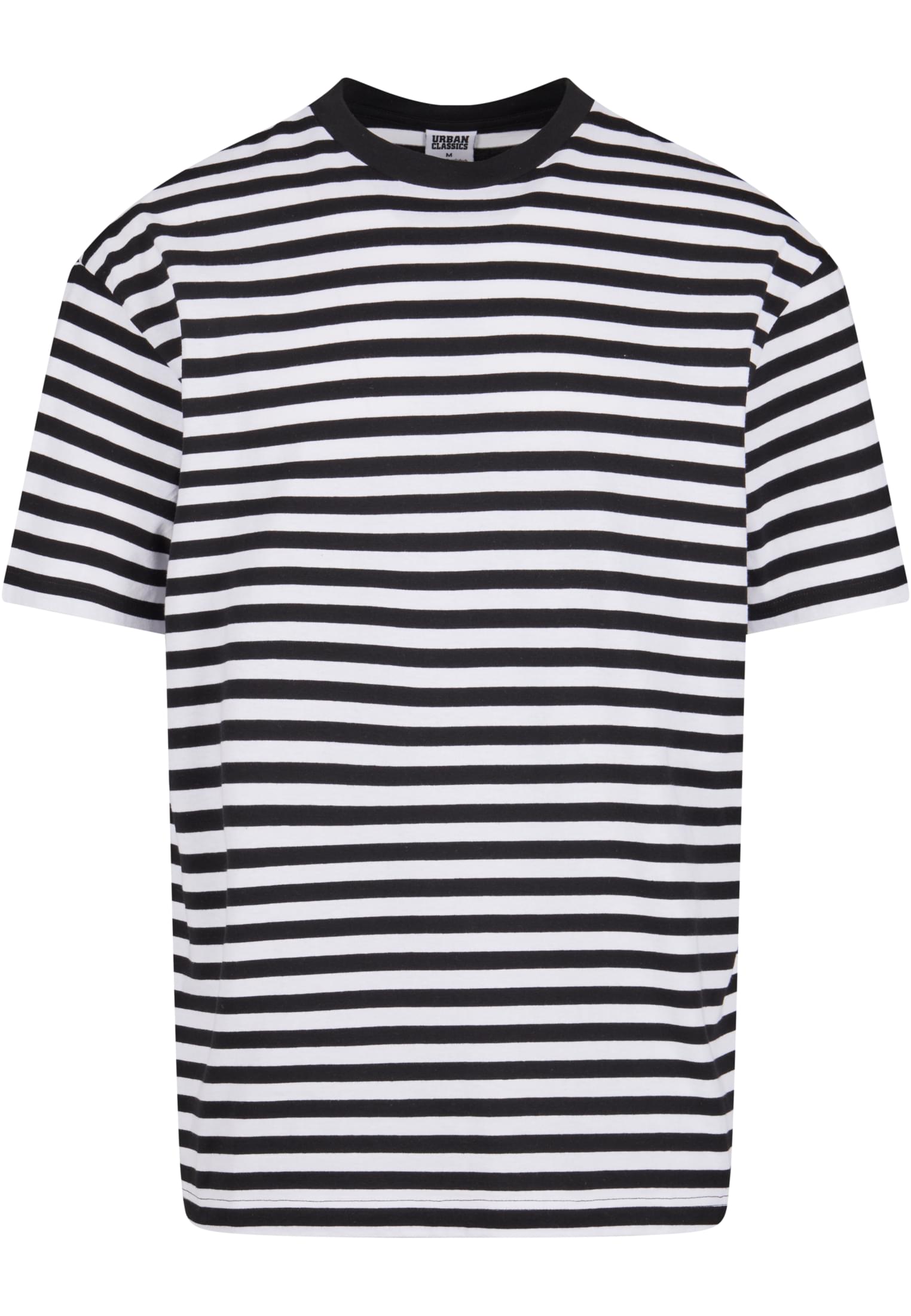 Regular Stripe Tee | white/black