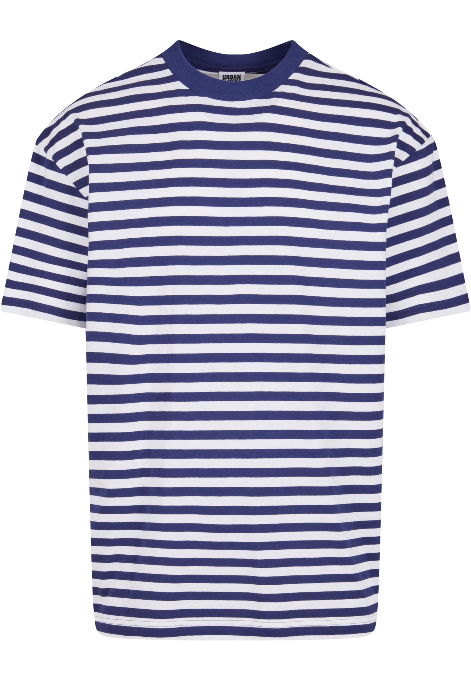 Regular Stripe Tee | white/darkblue