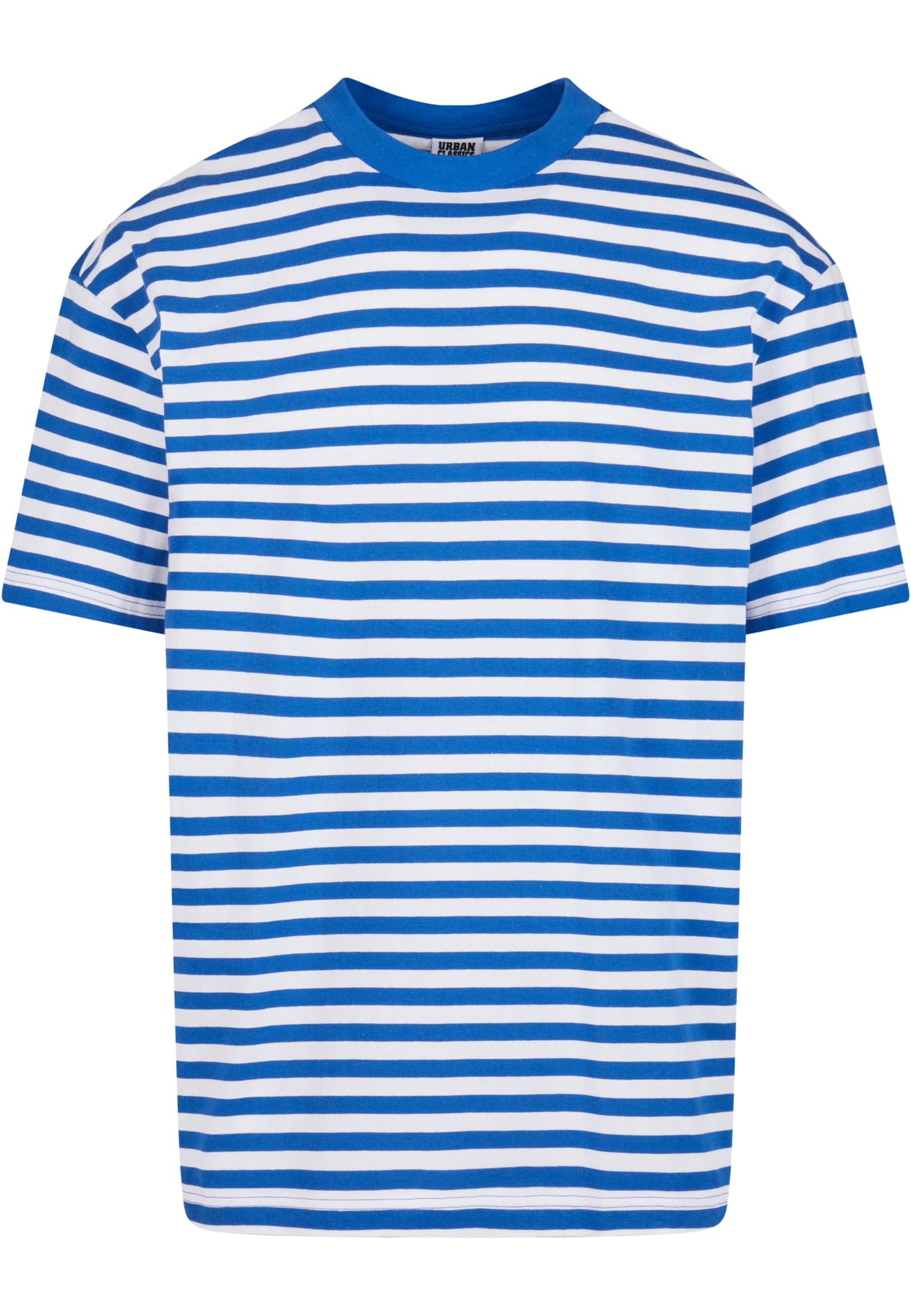 Regular Stripe Tee | white/royal