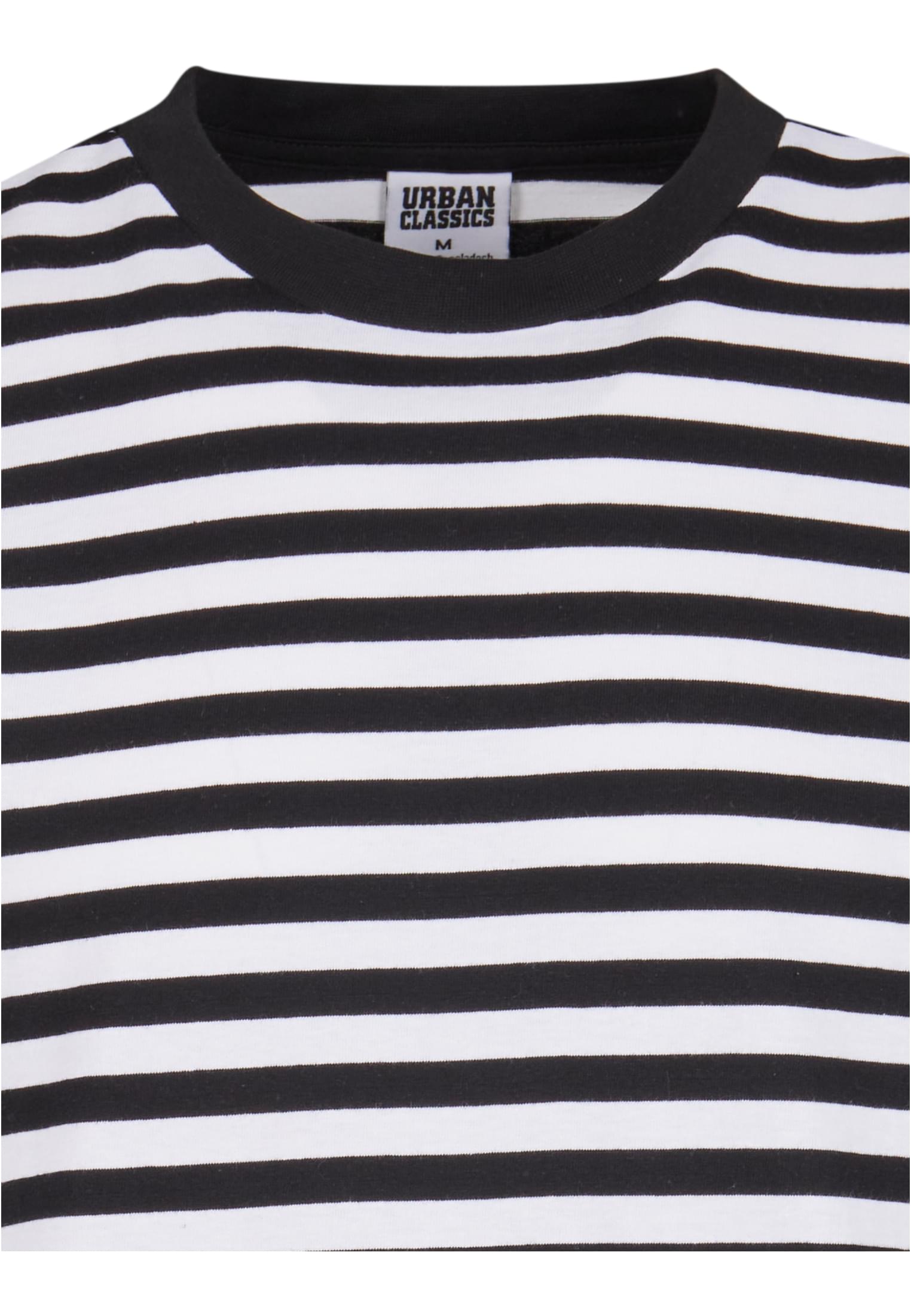 Regular Stripe Tee | white/black