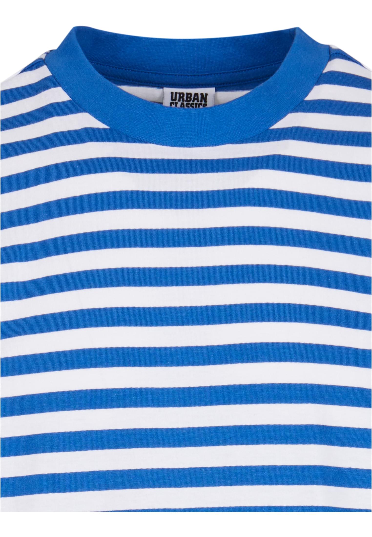 Regular Stripe Tee | white/royal