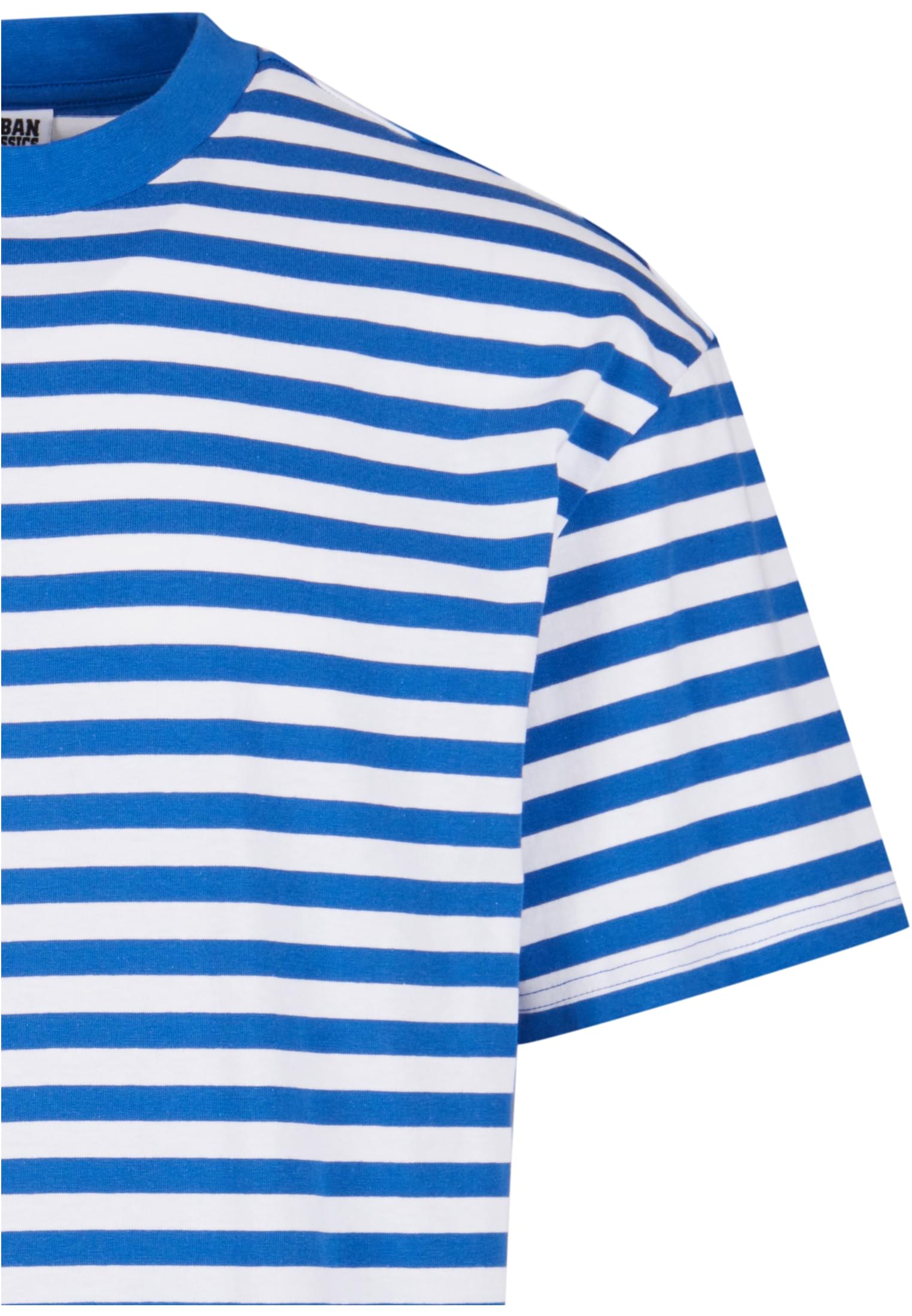 Regular Stripe Tee | white/royal