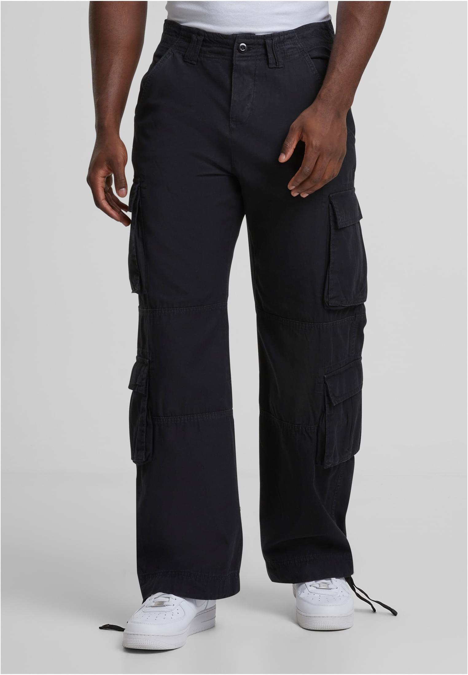 Double Cargo Pants | black