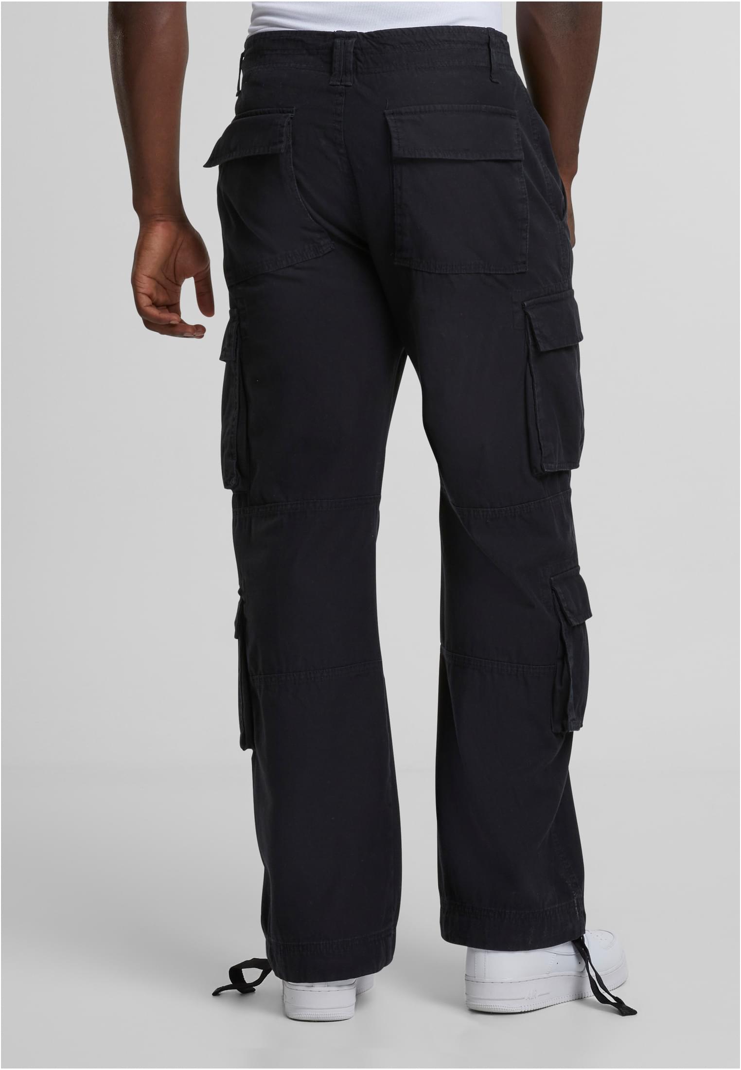 Double Cargo Pants | black